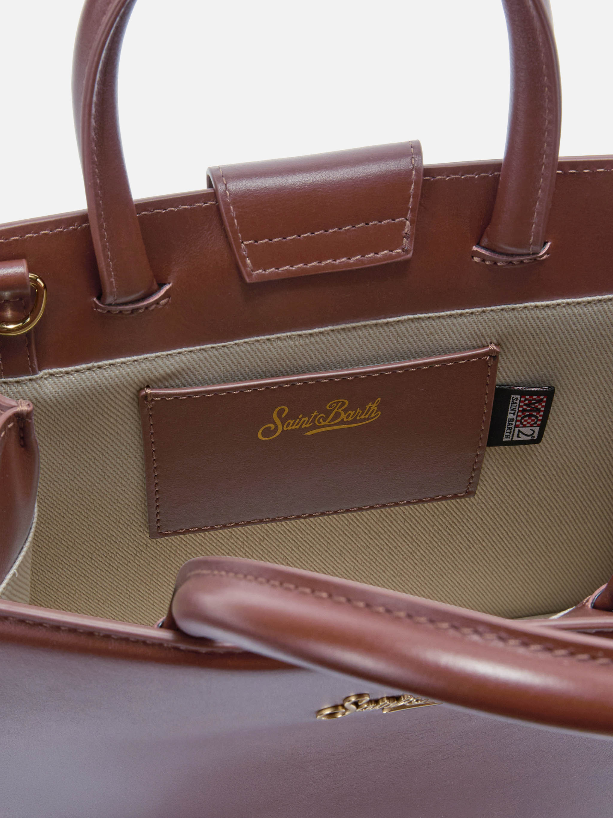 mc2-saint-barth-shop-bag-midi-in-pelle-marrone-tinta-unita image 5