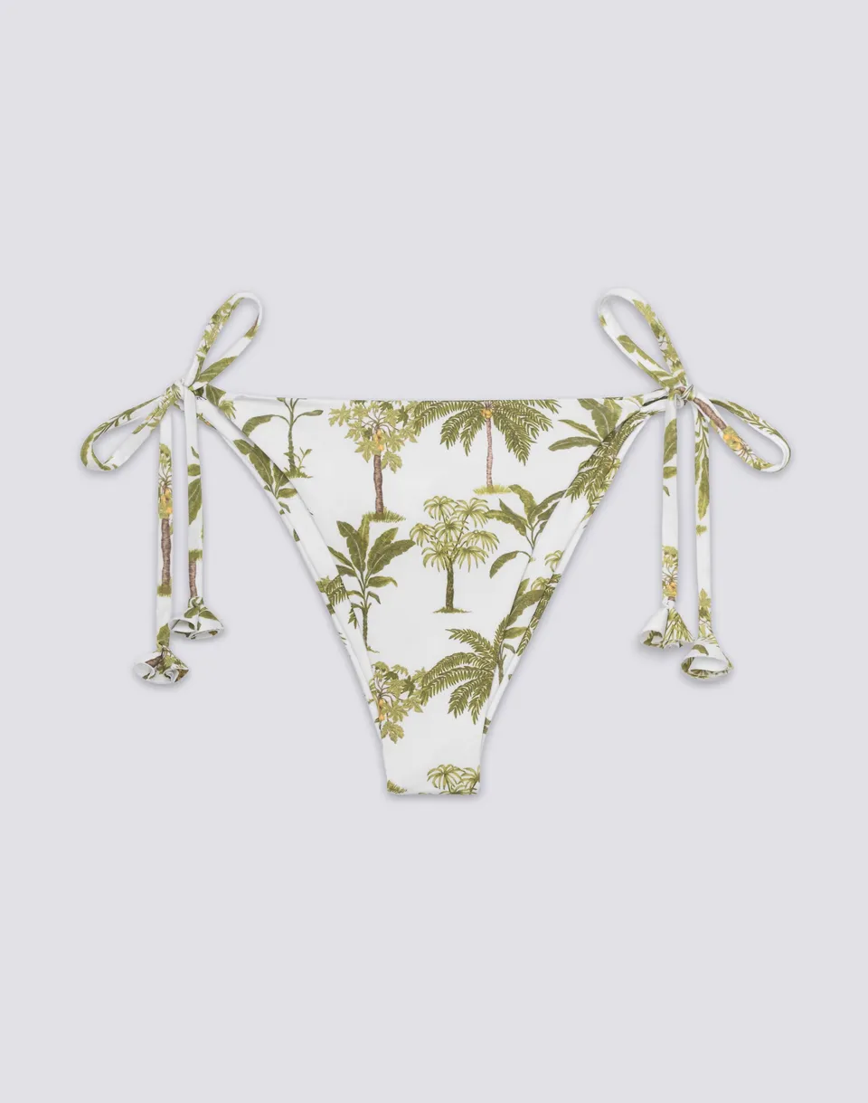 sundek-slip-bikini-donna-lacci-regolabili-fantasia-botanic image 1