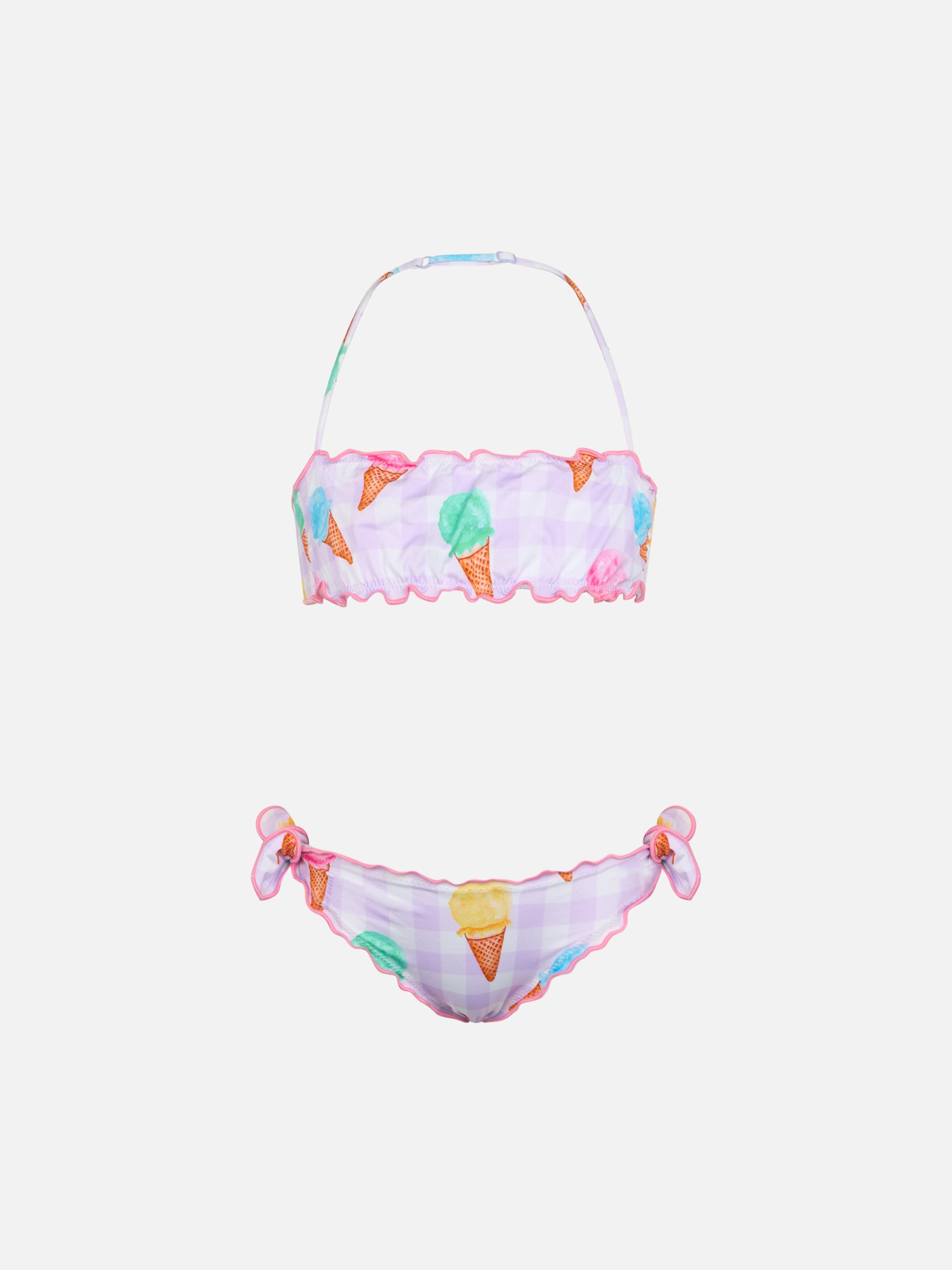 mc2-saint-barth-bikini-emy-a-fascia-con-stampa-gelato-da-bambina image 1