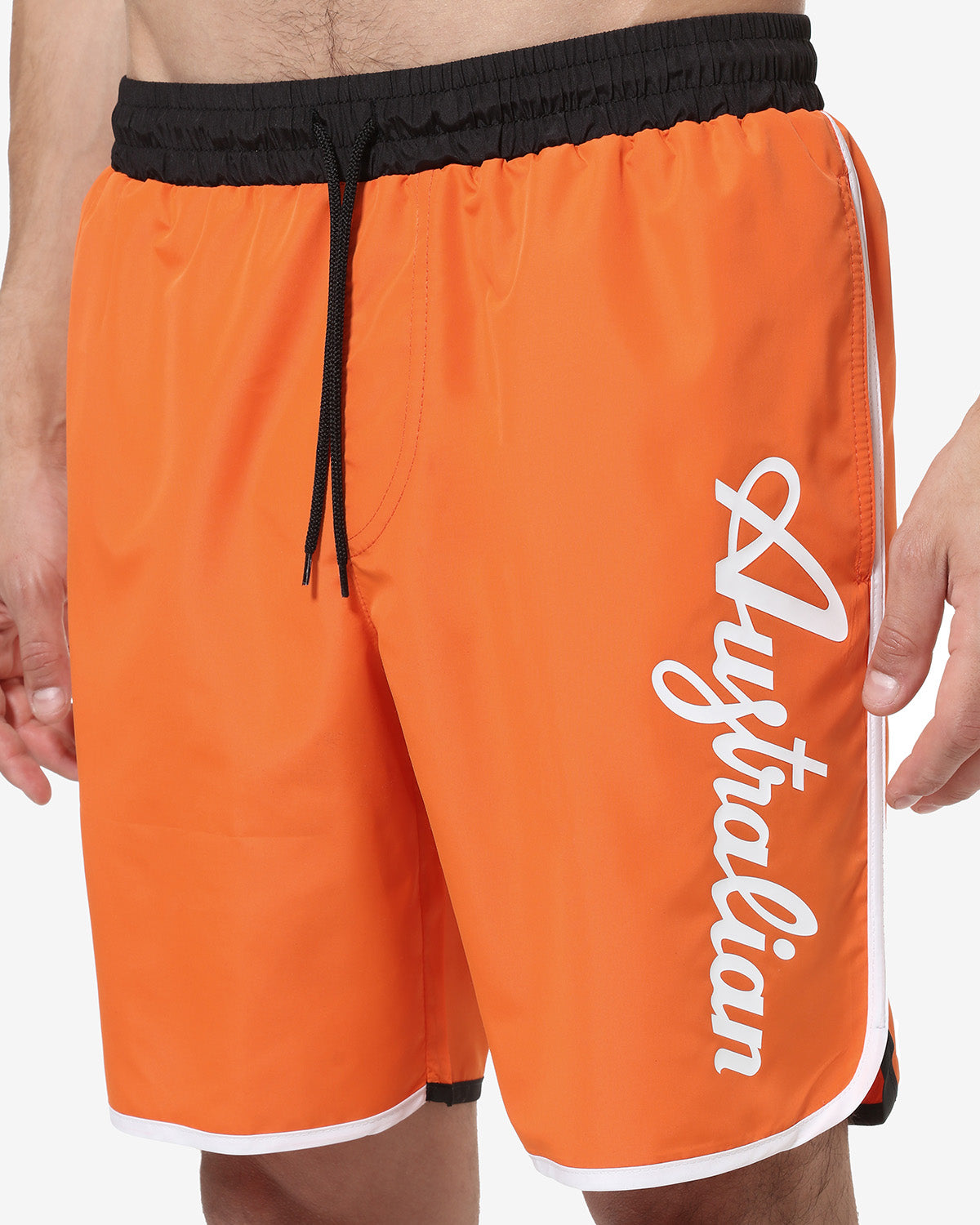australian-logo-swimshort-arancio-acceso-costume-mare-uomo image 6