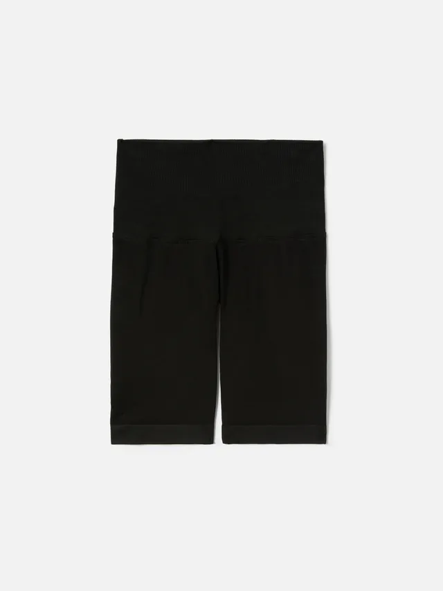 mc2-saint-barth-leggings-corti-vega-donna-in-tessuto-tecnico-nero image 1