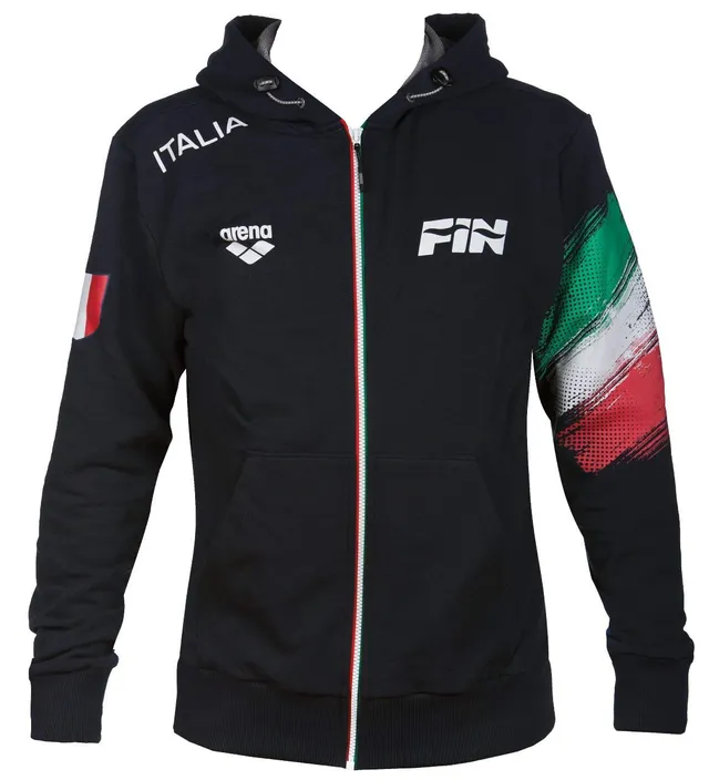 arena-w-italy-fin-hooded-felpa-con-cappuccio-da-donna-grafica-italy-fin image 1
