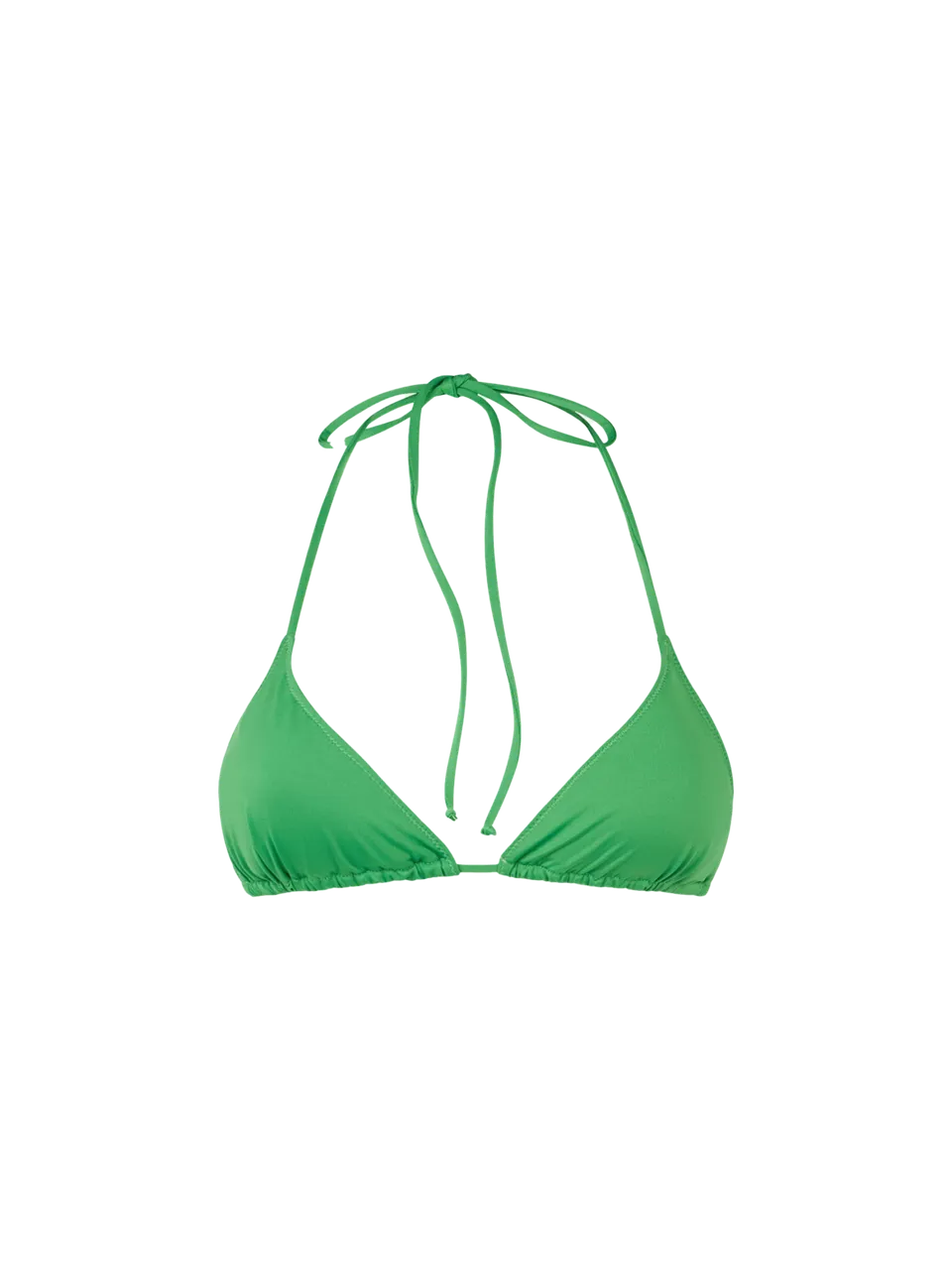 mc2-saint-barth-leah-top-bikini-a-triangolo-verde-tinta-unita image 1