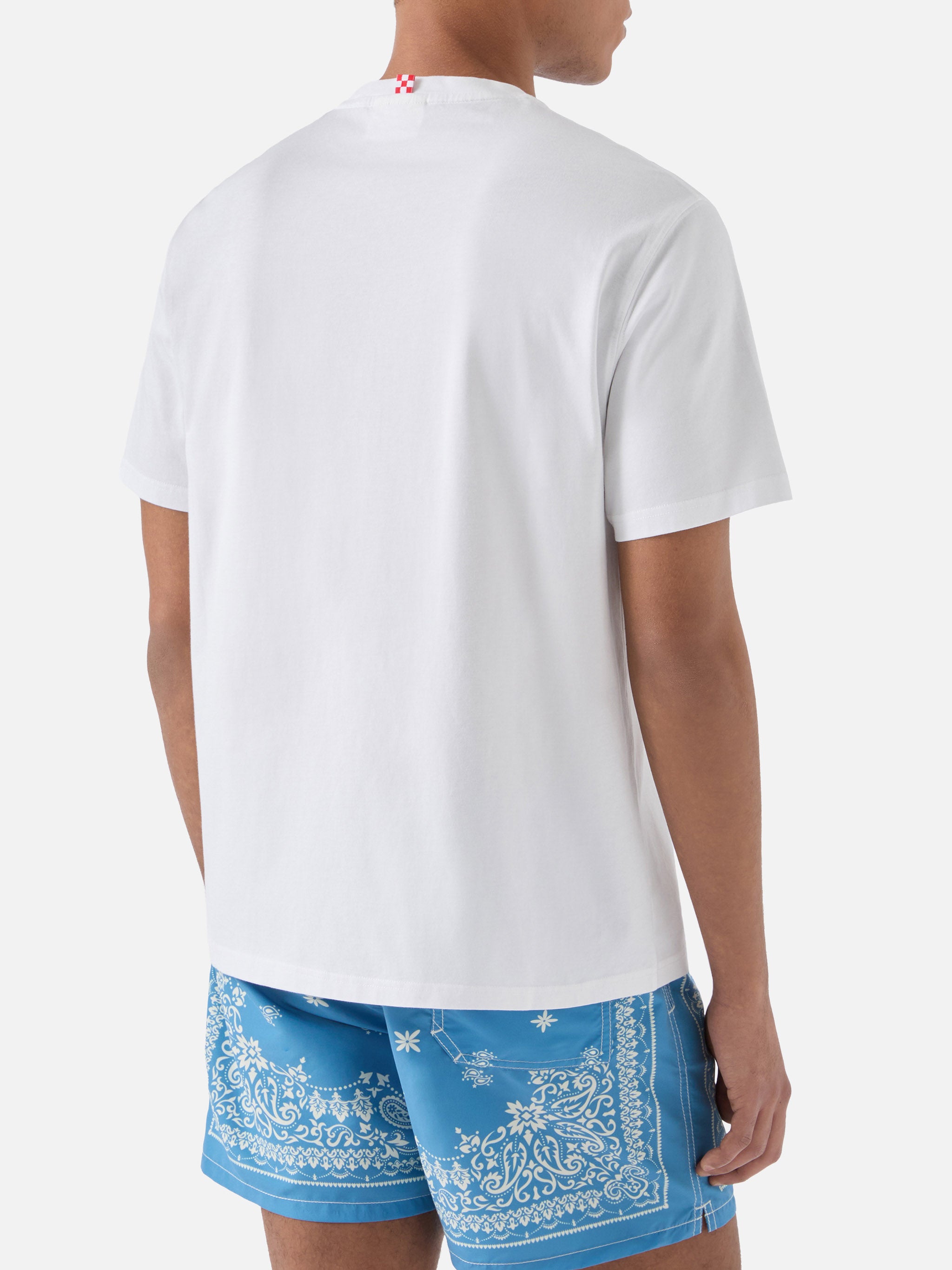 mc2-saint-barth-t-shirt-portofino-bianca-con-ricamo-paloma image 4