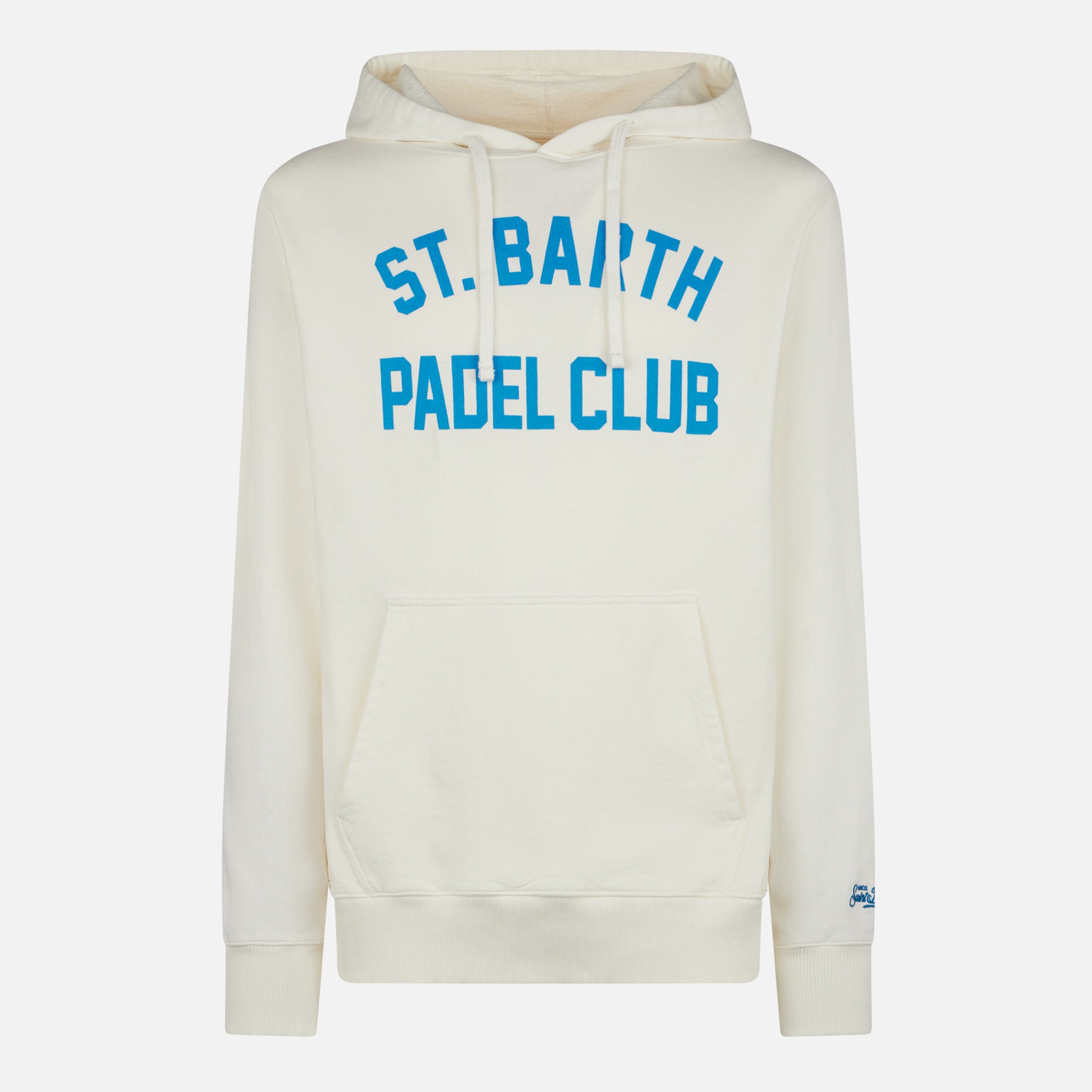 mc2-saint-barth-felpa-manhattan-bianca-con-stampa-st-barth-padel-club image 1