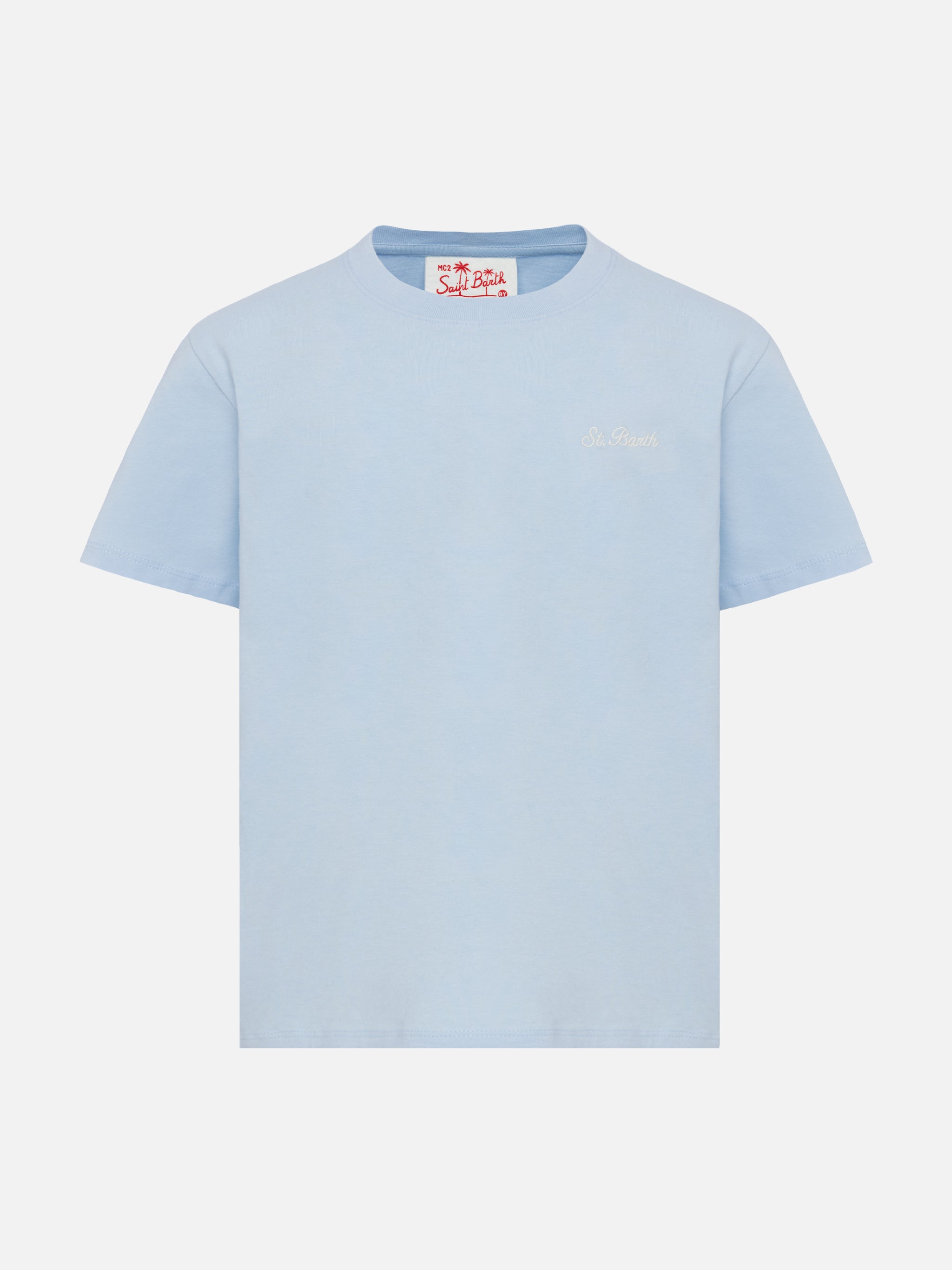 mc2-saint-barth-dover-t-shirt-bambino-jersey-cotone-azzurro-chiaro image 1