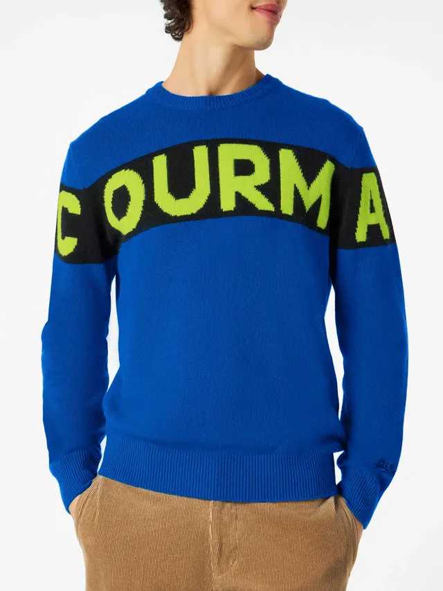 mc2-saint-barth-maglione-girocollo-heron-courma-blu-misto-cashmere-uomo image 1