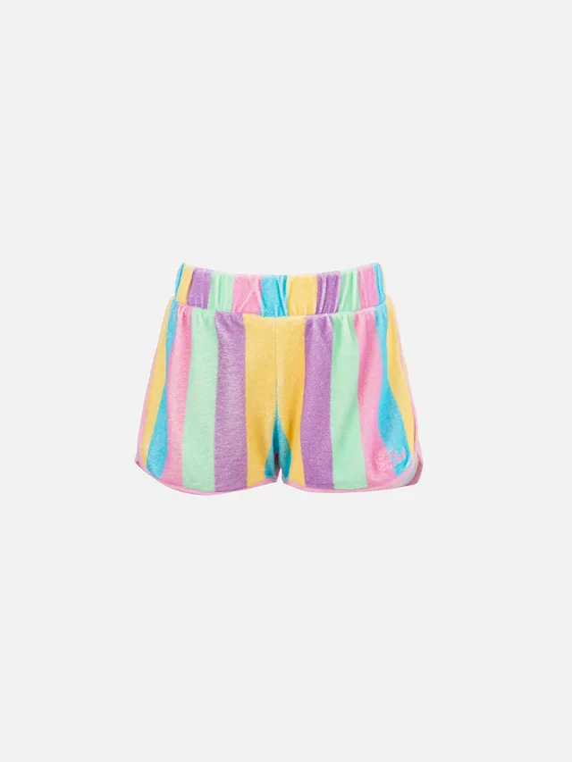 mc2-saint-barth-curly-pantaloncini-pull-up-bambina-in-spugna-multicolore image 1