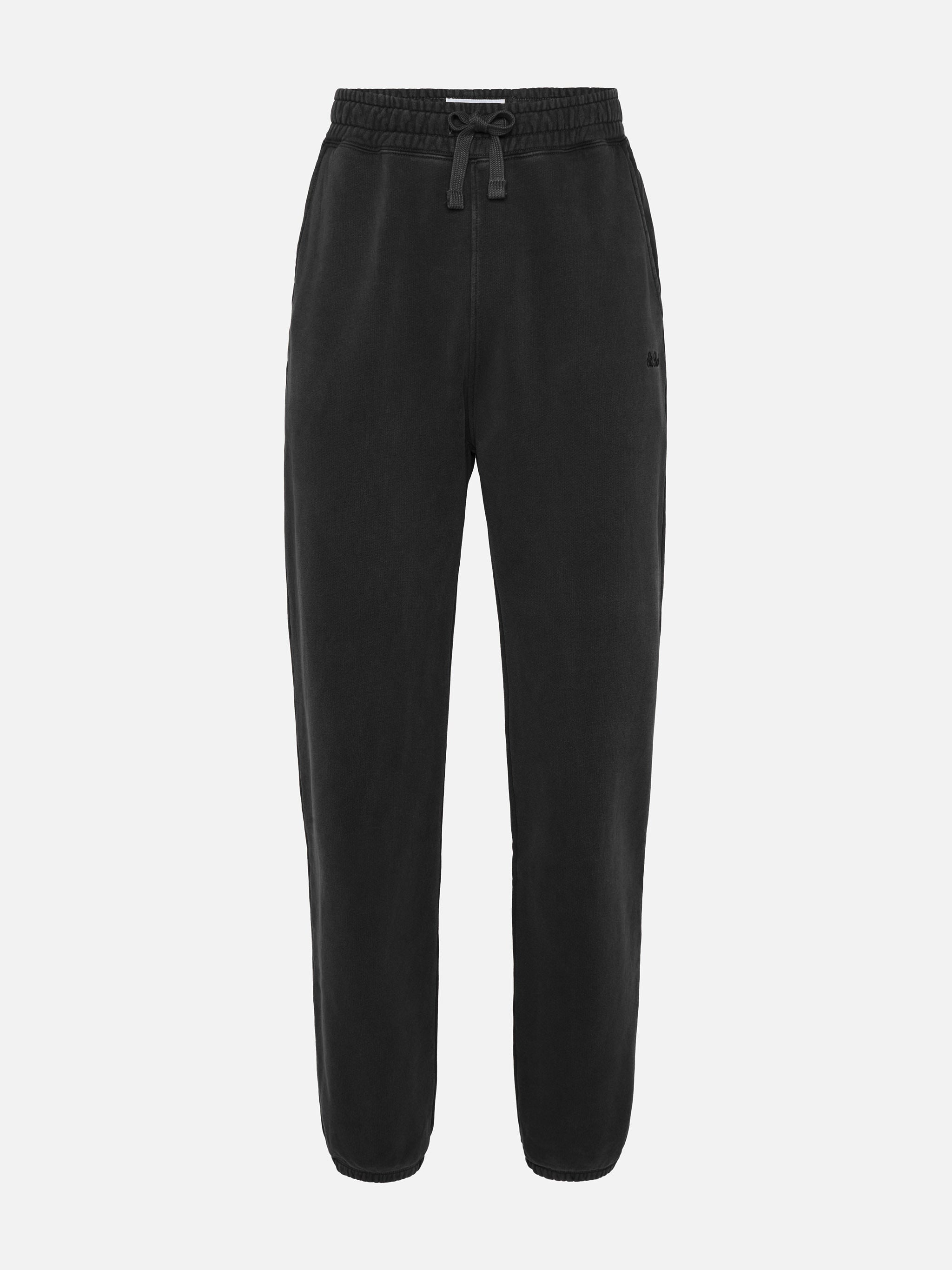 mc2-saint-barth-pantaloni-tuta-bolt-uomo-in-felpa-nera image 1