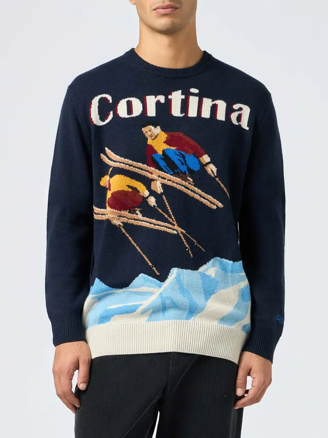 mc2-saint-barth-maglione-girocollo-heron-blu-con-jacquard-cartolina-cortina-da-u image 1