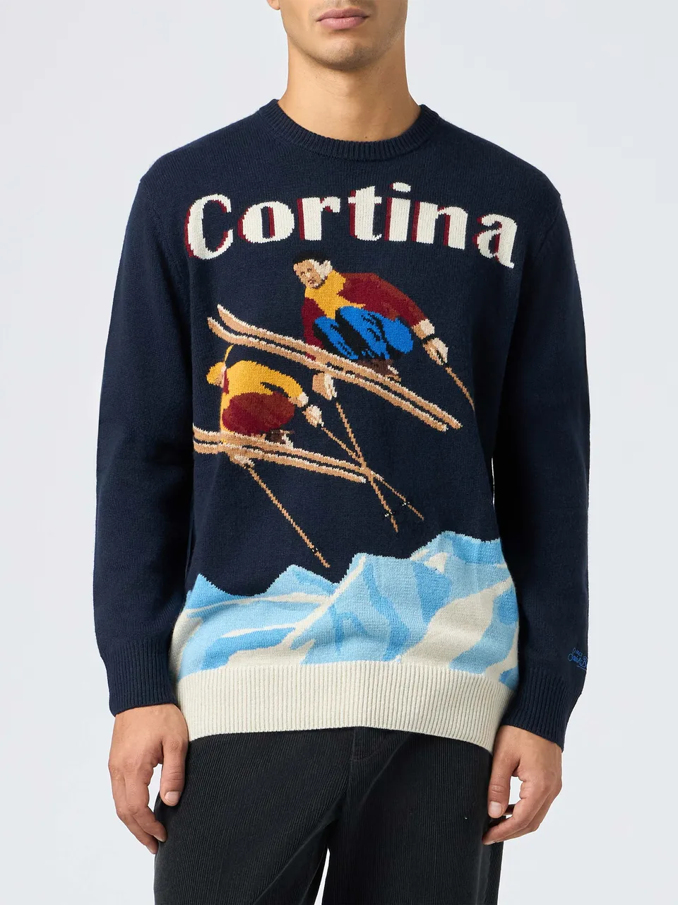mc2-saint-barth-maglione-girocollo-heron-blu-con-jacquard-cartolina-cortina-da-u image 1