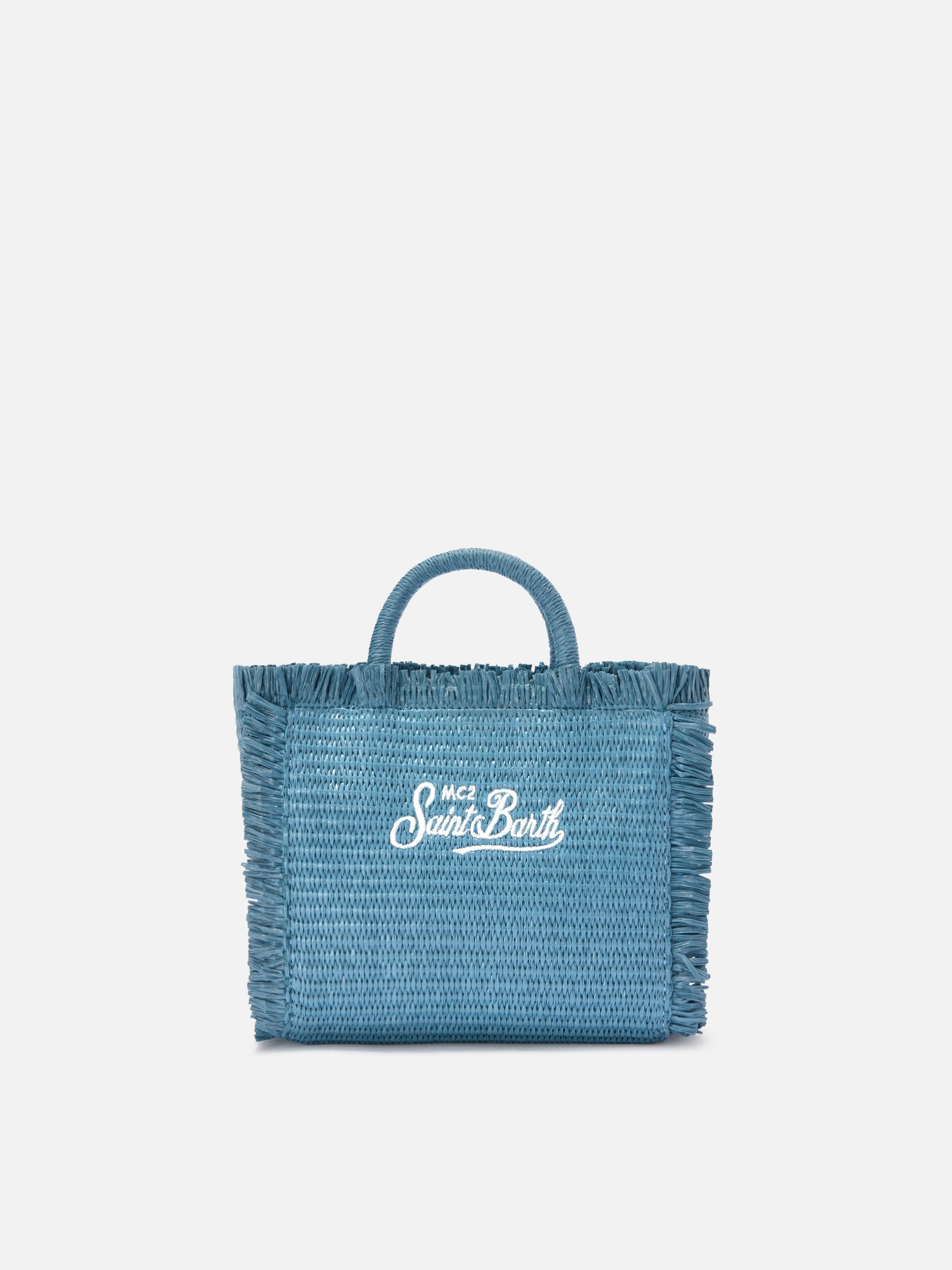 mc2-saint-barth-borsa-vanity-mini-azzurra-effetto-paglia-con-logo-ricamato image 4
