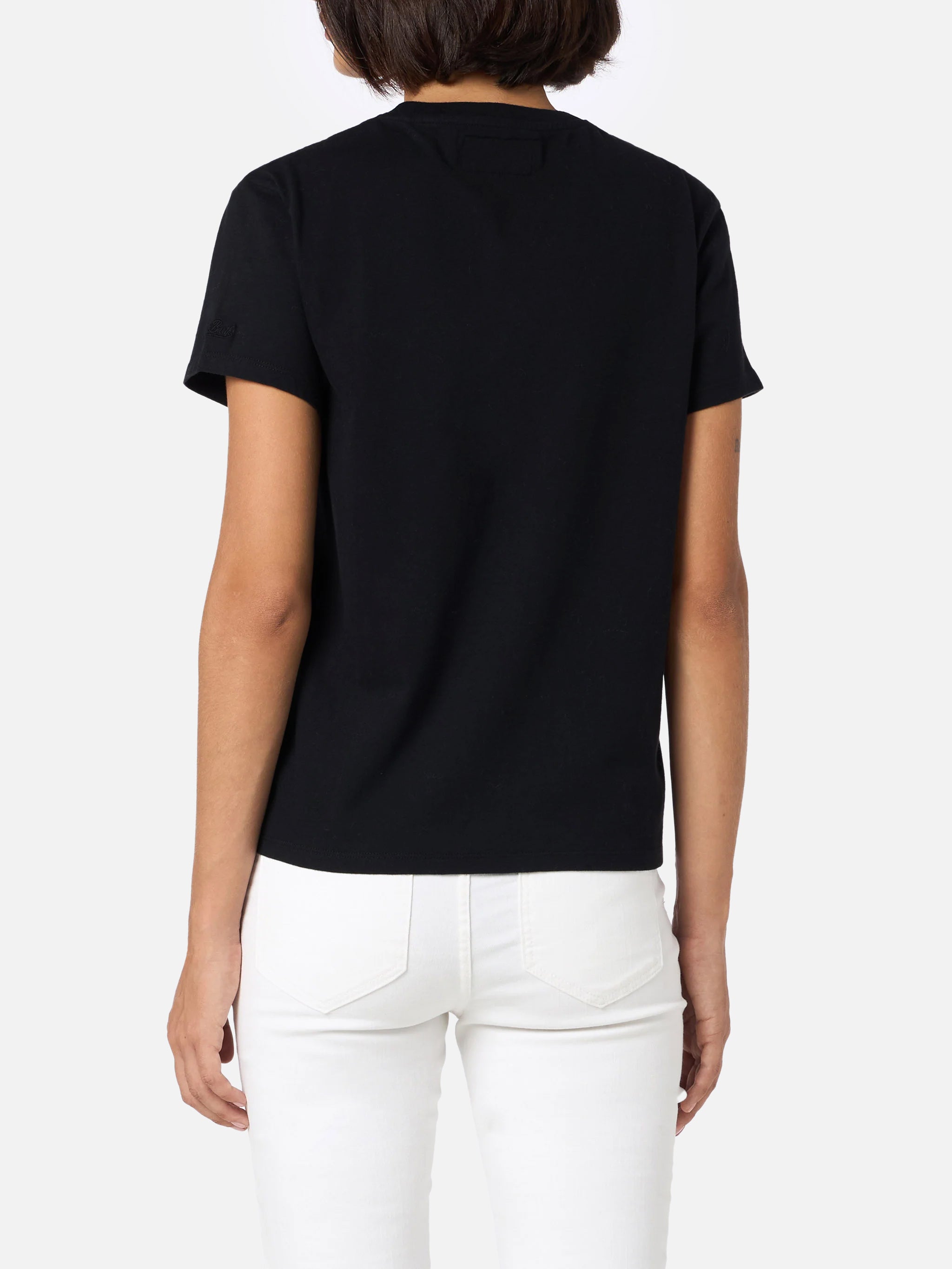 mc2-saint-barth-t-shirt-emilie-donna-nero-vip-club-cortina-special-edition image 4
