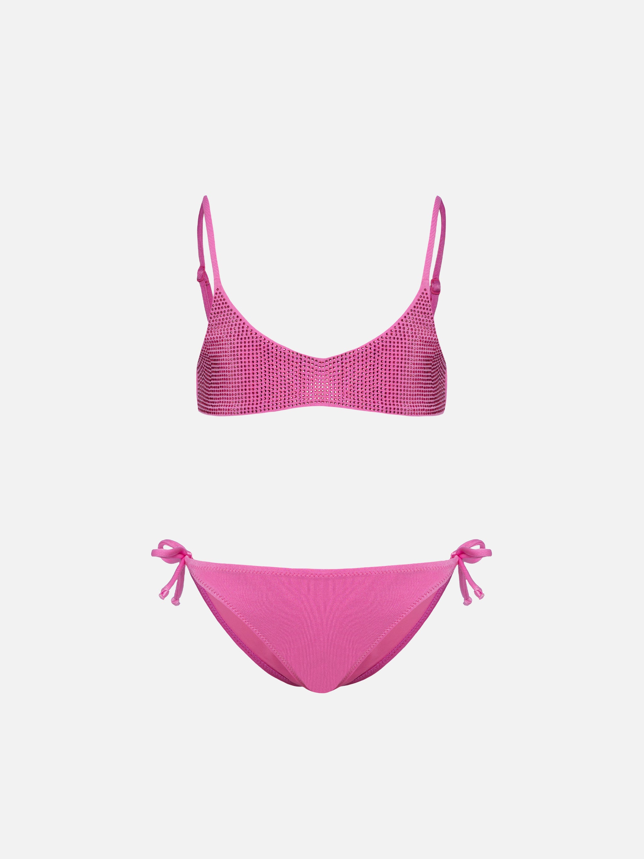 bikini-bralette-paloma-jr-mc2-saint-barth-rosa-con-strass image 1