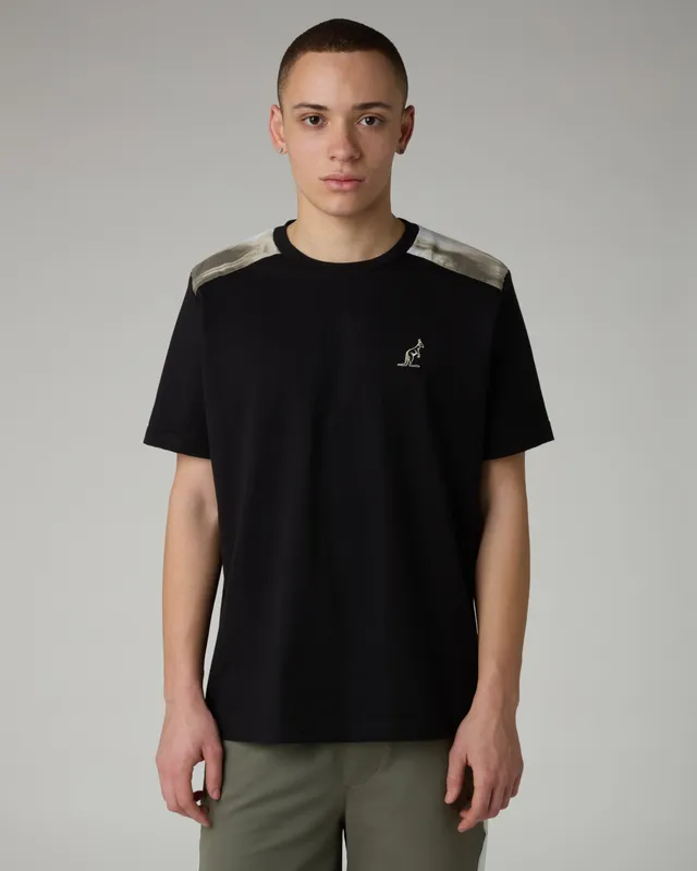 australian-doric-cotton-t-shirt-maglietta-cotone-uomo-nero image 1