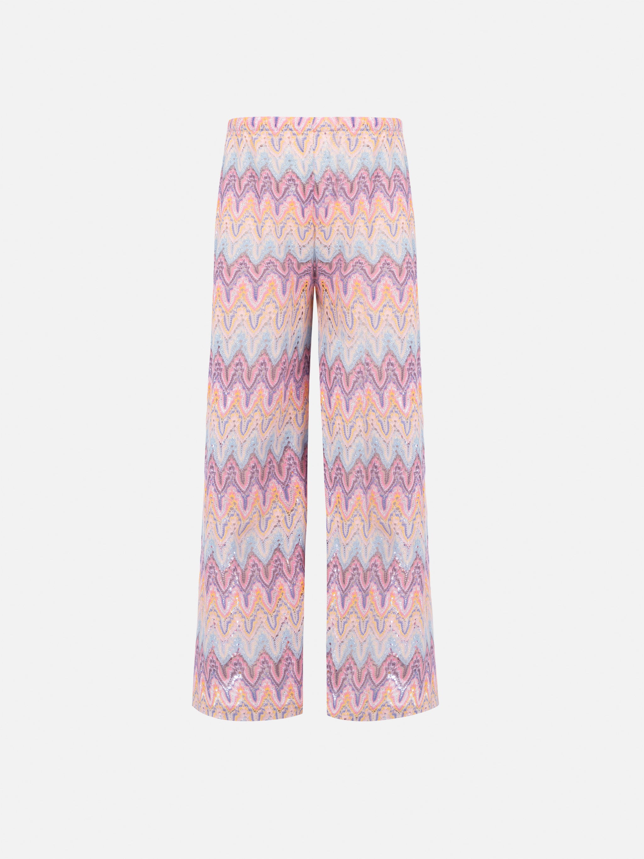 mc2-saint-barth-amalia-jr-pantaloni-bimba-maglia-raschel-rosa-gamba-ampia image 1