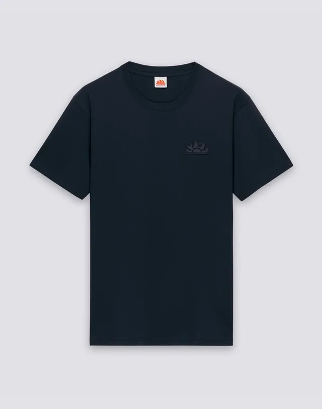 sundek-t-shirt-uomo-a-girocollo-mezza-manica-con-logo-embossato-regular-fit image 1