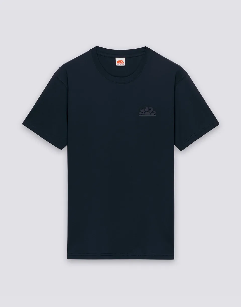sundek-t-shirt-uomo-a-girocollo-mezza-manica-con-logo-embossato-regular-fit image 1