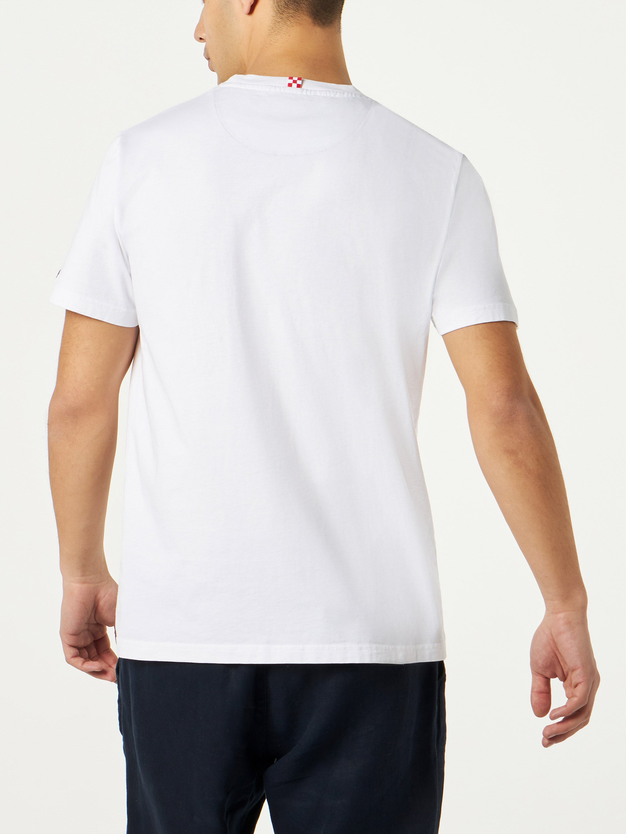 mc2-saint-barth-blanche-t-shirt-uomo-bianca-in-cotone-con-taschino-ducky image 4