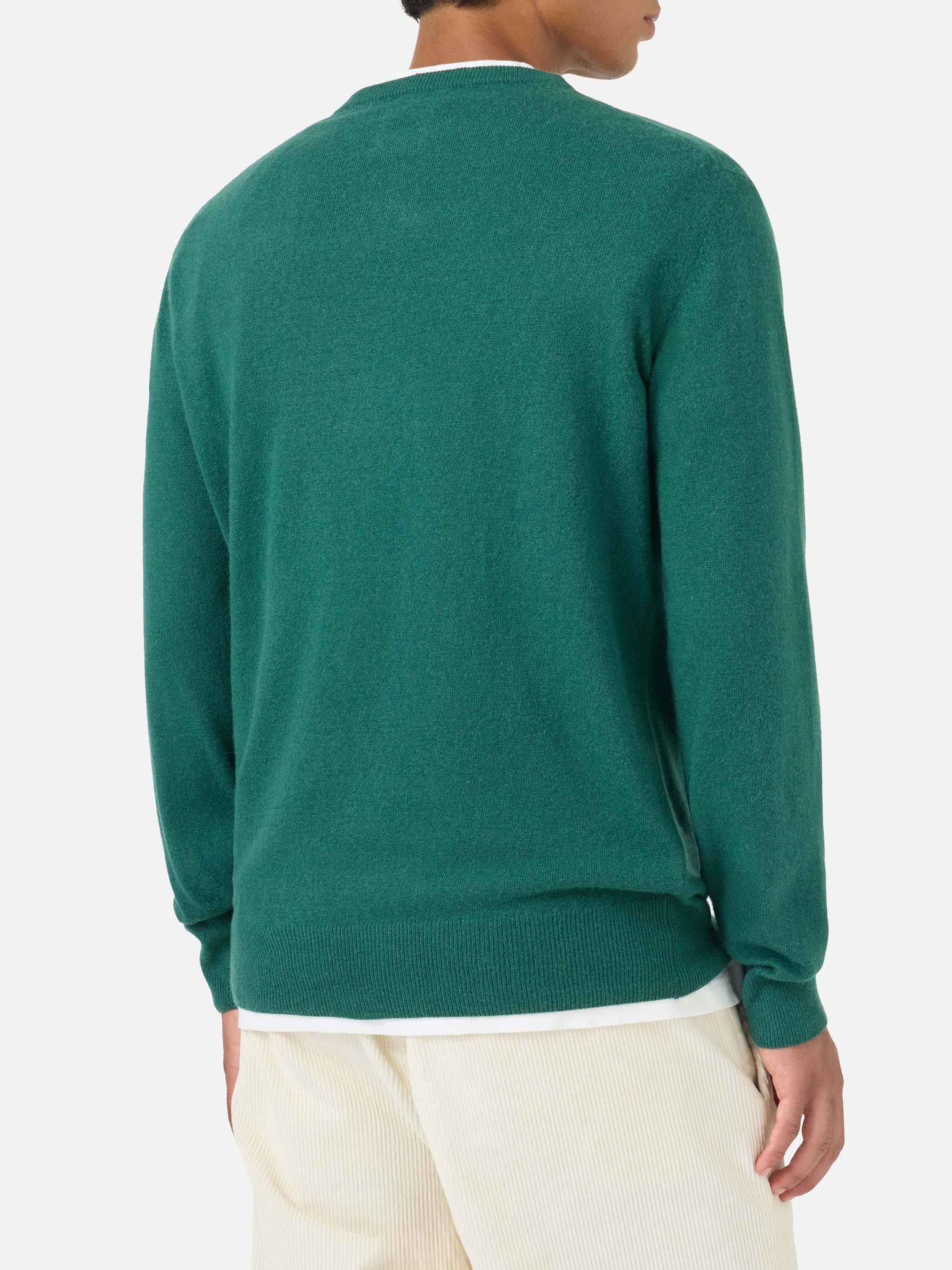 mc2-saint-barth-heron-light-maglione-girocollo-verde-edizione-vacanze-di-natale image 3