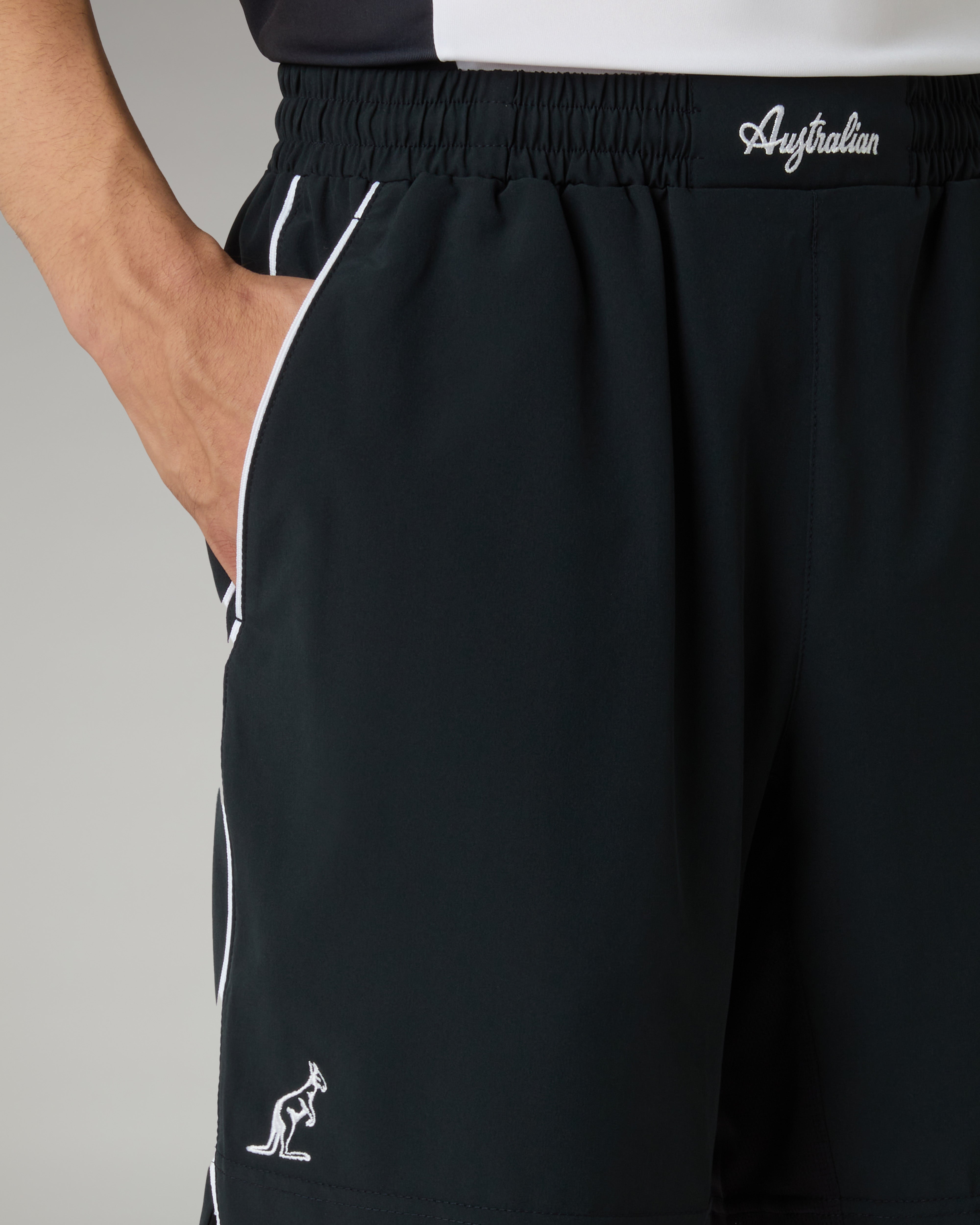 australian-slam-classic-short-blu-navy-bi-elastico-tennis image 5