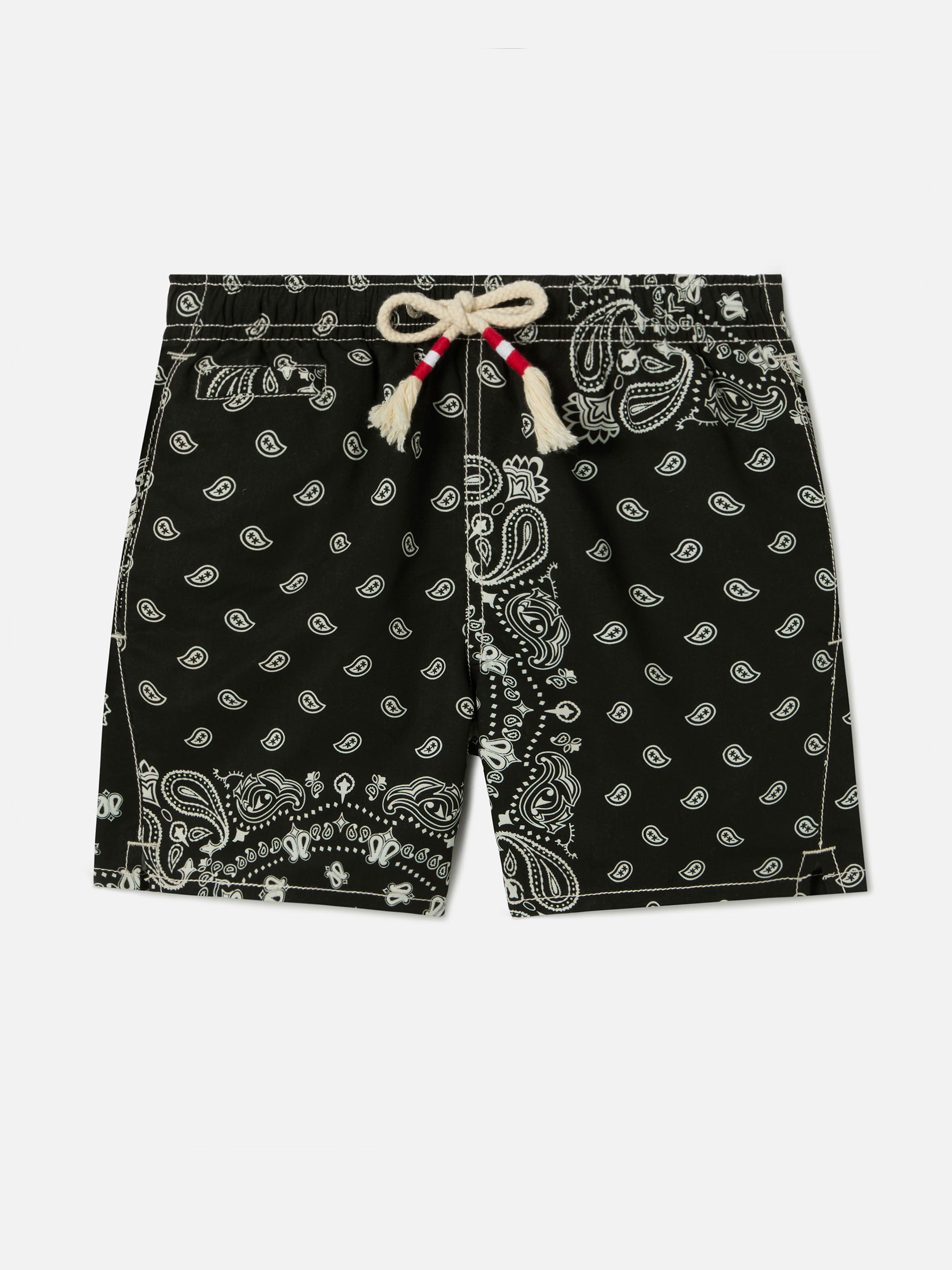 mc2-saint-barth-costume-caprese-jr-bambino-nero-stampa-bandana image 1
