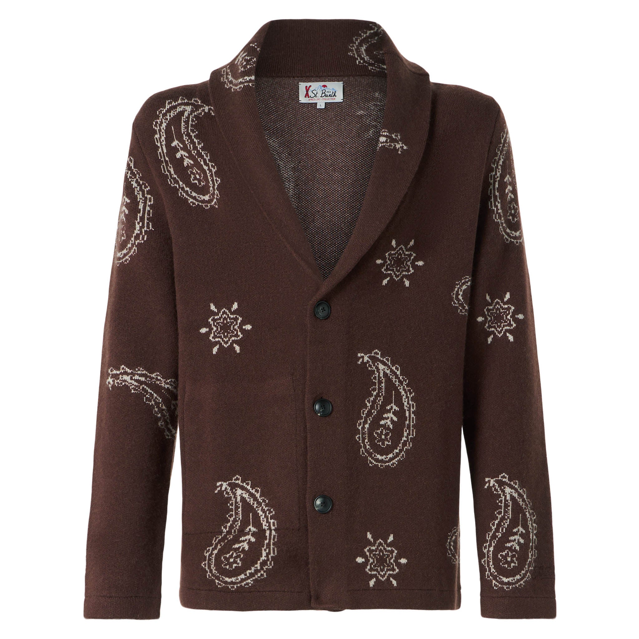 mc2-saint-barth-giacca-max-in-maglia-con-jacquard-paisley-e-ricamo-misto-cashmer image 4