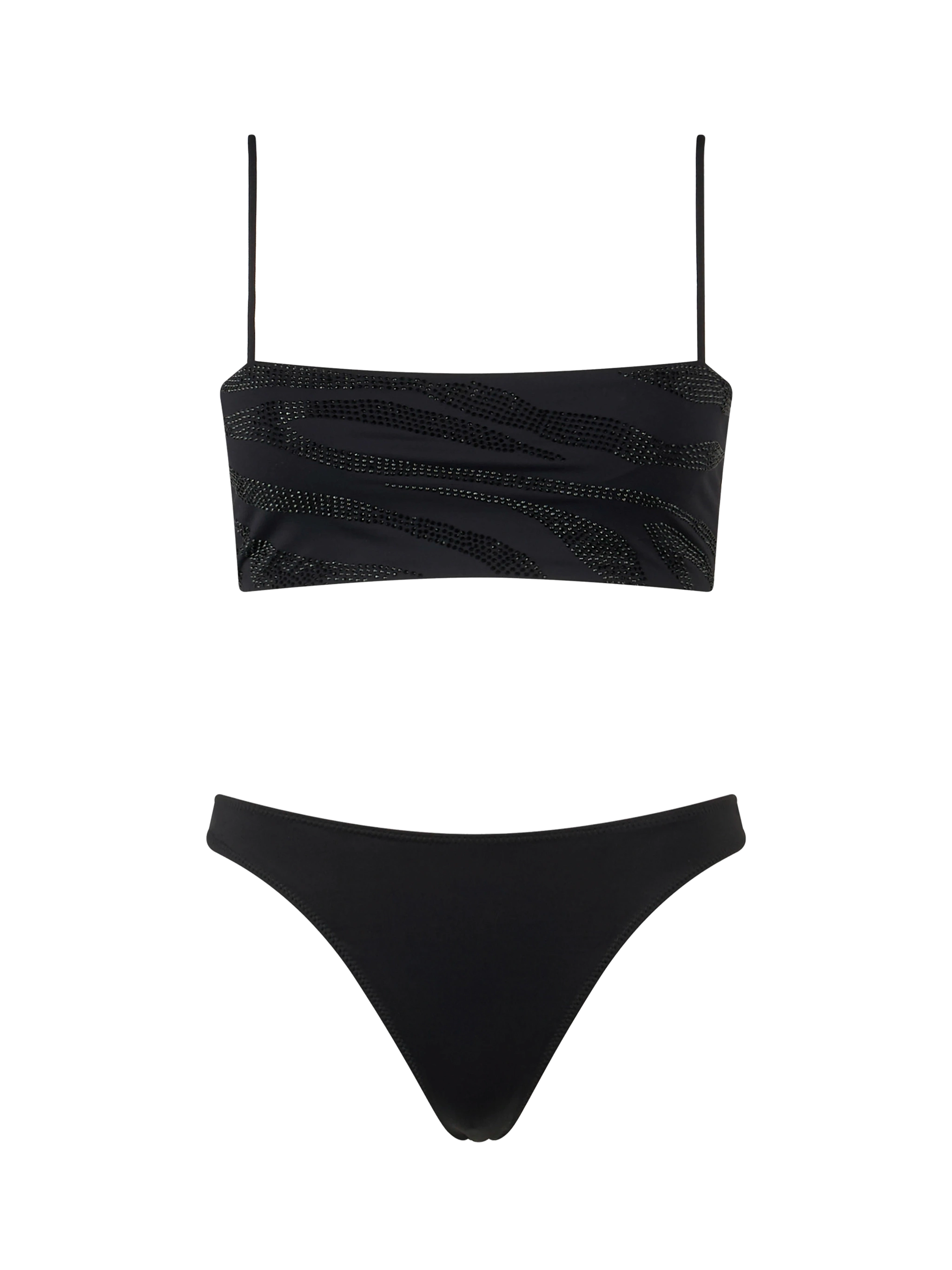 mc2-saint-barth-bikini-donna-athena-naomi-fascia-zebra-con-strass-nero image 1
