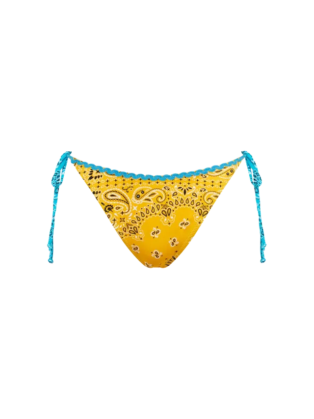 mc2-saint-barth-slip-mare-marielle-con-stampa-bandana-gialla-e-laccetti-regolabi image 1