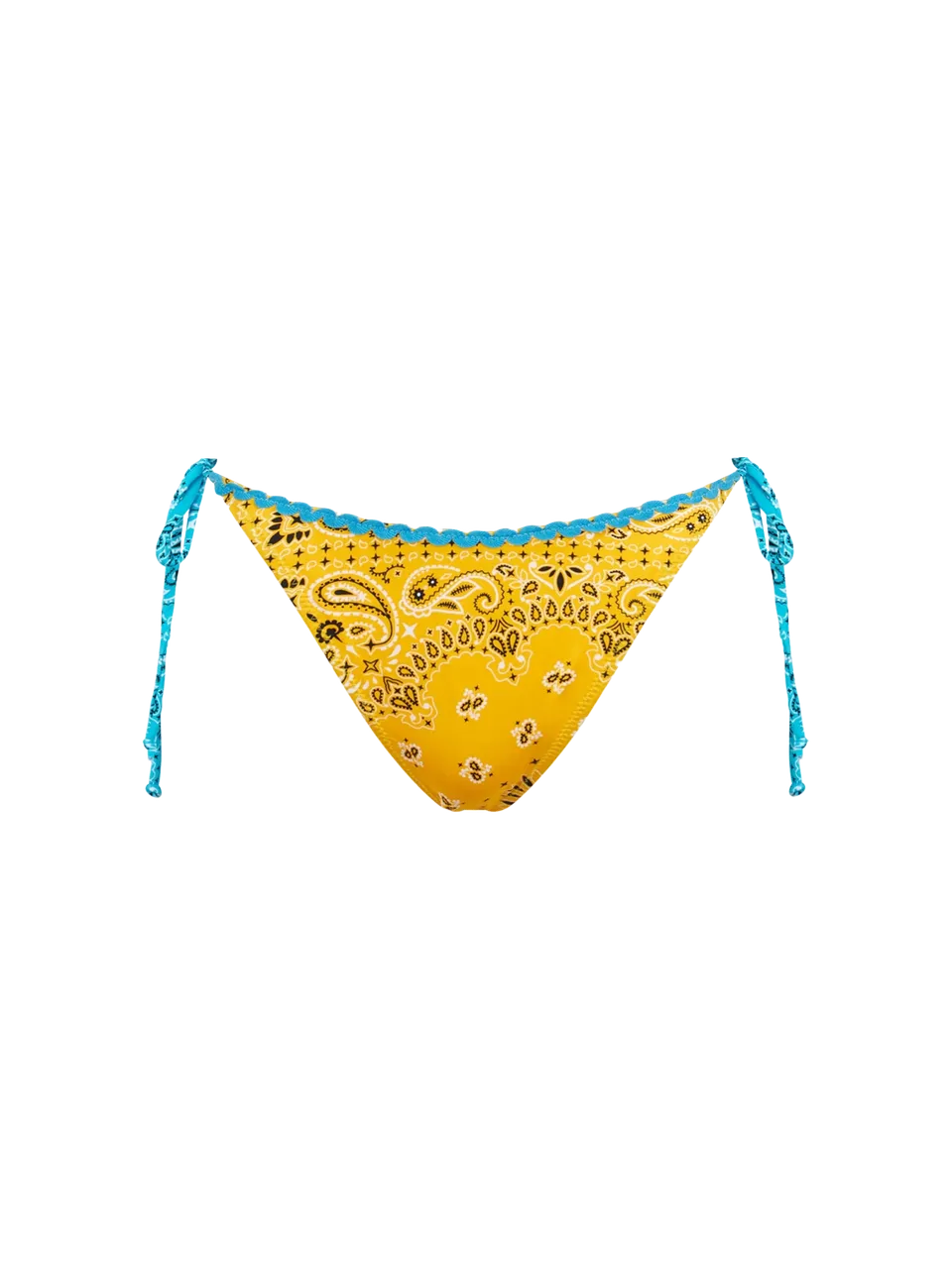 mc2-saint-barth-slip-mare-marielle-con-stampa-bandana-gialla-e-laccetti-regolabi image 1