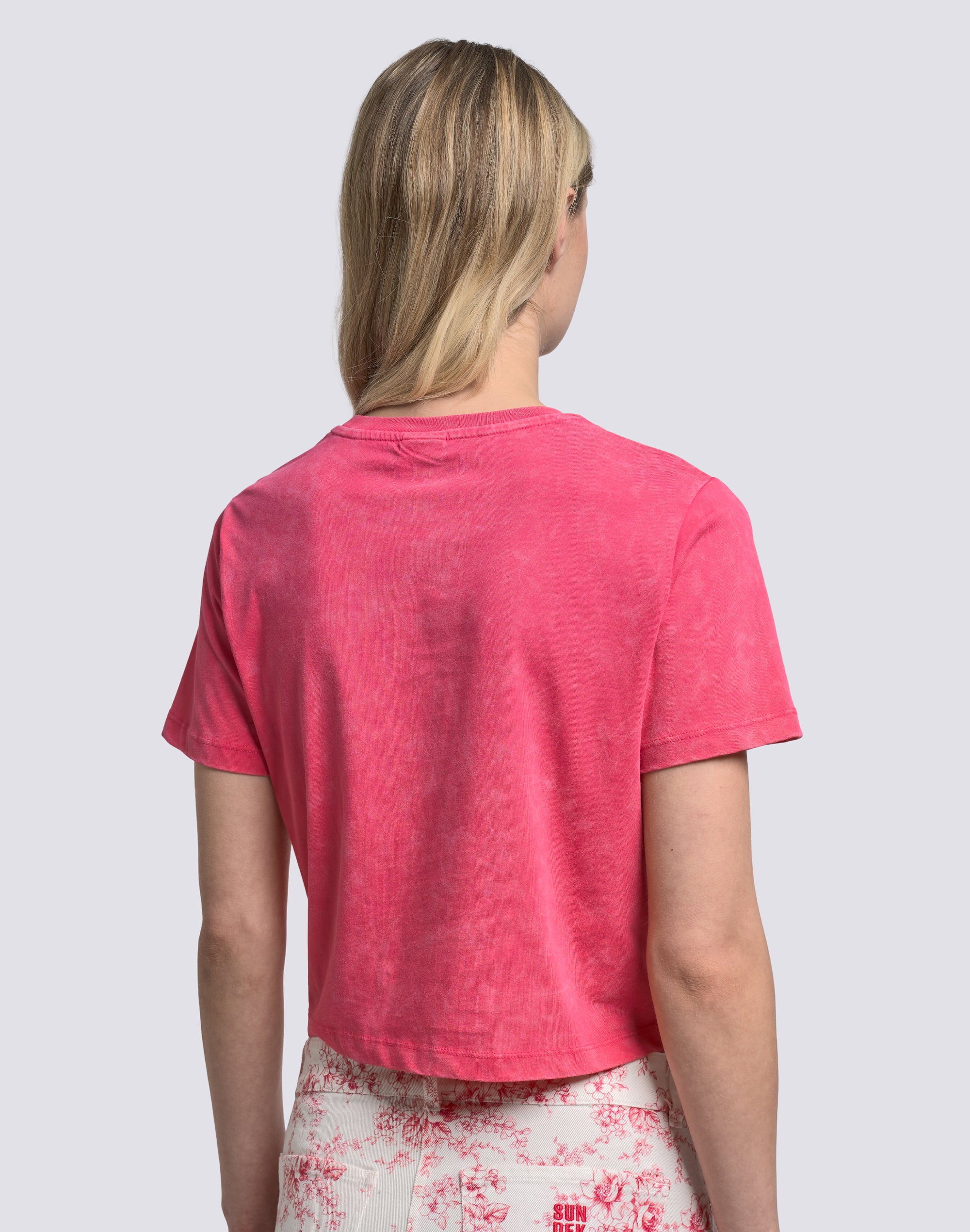sundek-t-shirt-donna-cropped-vintage-wash image 5