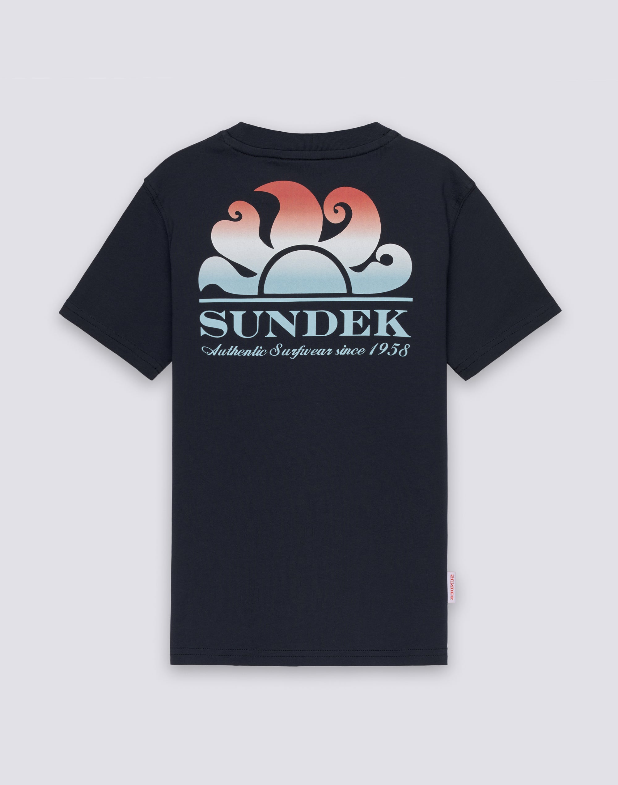 sundek-mini-new-herbert-t-shirt-bambino-con-logo-shaded-e-taschino image 1