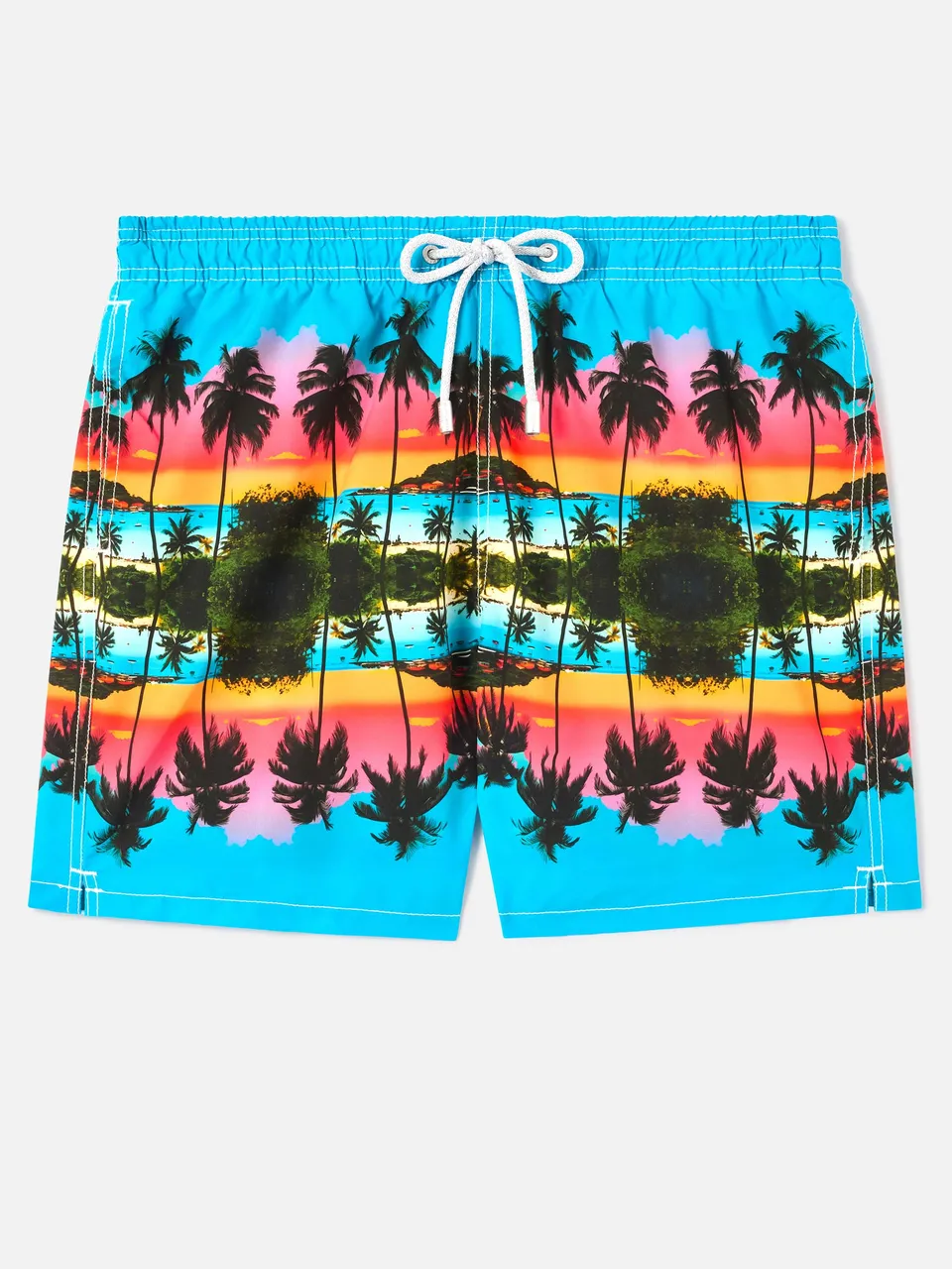 mc2-saint-barth-gustavia-costume-uomo-special-edition-palme-paesaggio-verde image 1