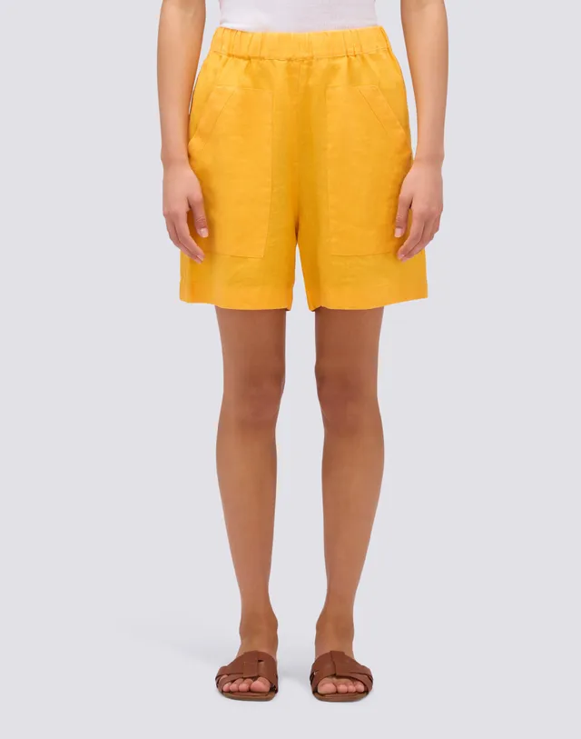 sundek-shorts-donna-in-lino-vita-elasticata image 1