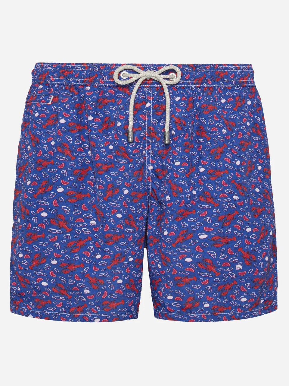 mc2-saint-barth-lighting-boxer-mare-uomo-aragoste-blu-navy-asciugatura-rapida image 1