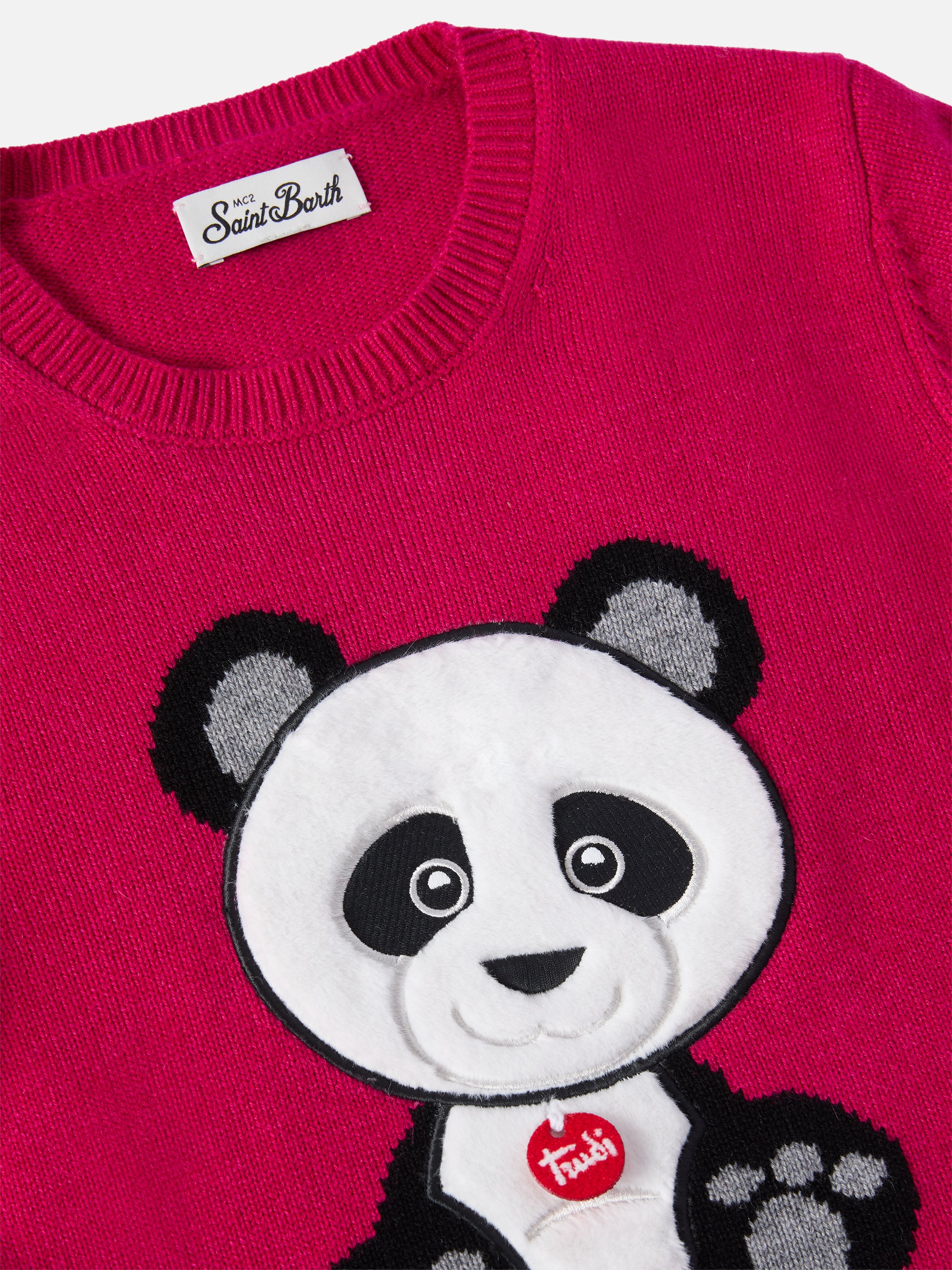 mc2-saint-barth-maglione-girocollo-princess-in-misto-cashmere-con-patch-panda-tr image 2