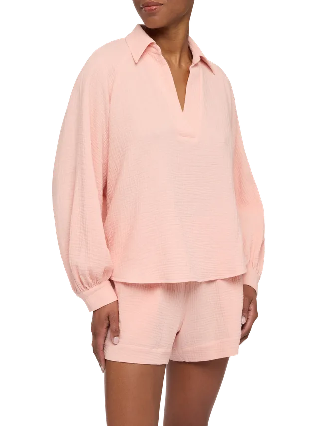 mc2-saint-barth-blusa-maira-donna-in-mussola-rosa image 1
