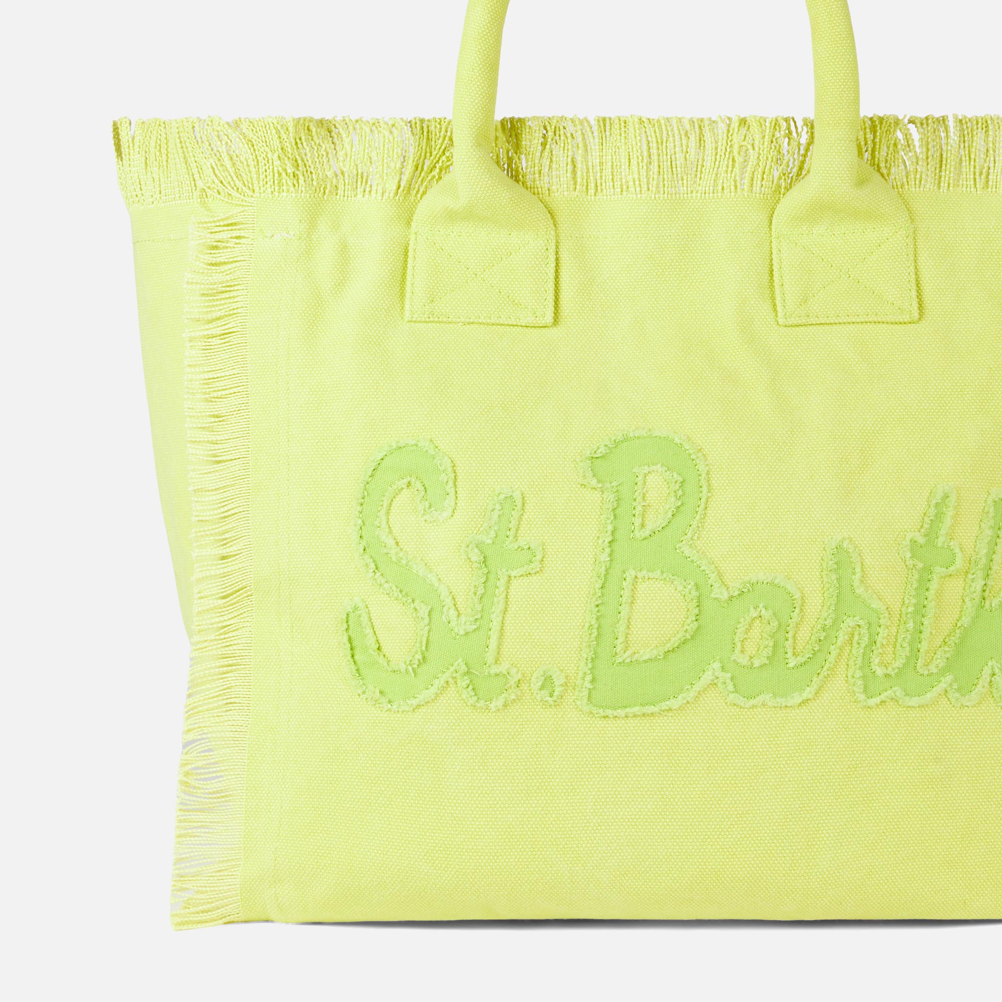 mc2-saint-barth-vanity-borsa-a-spalla-tela-verde-chiaro-40x32x20 image 2