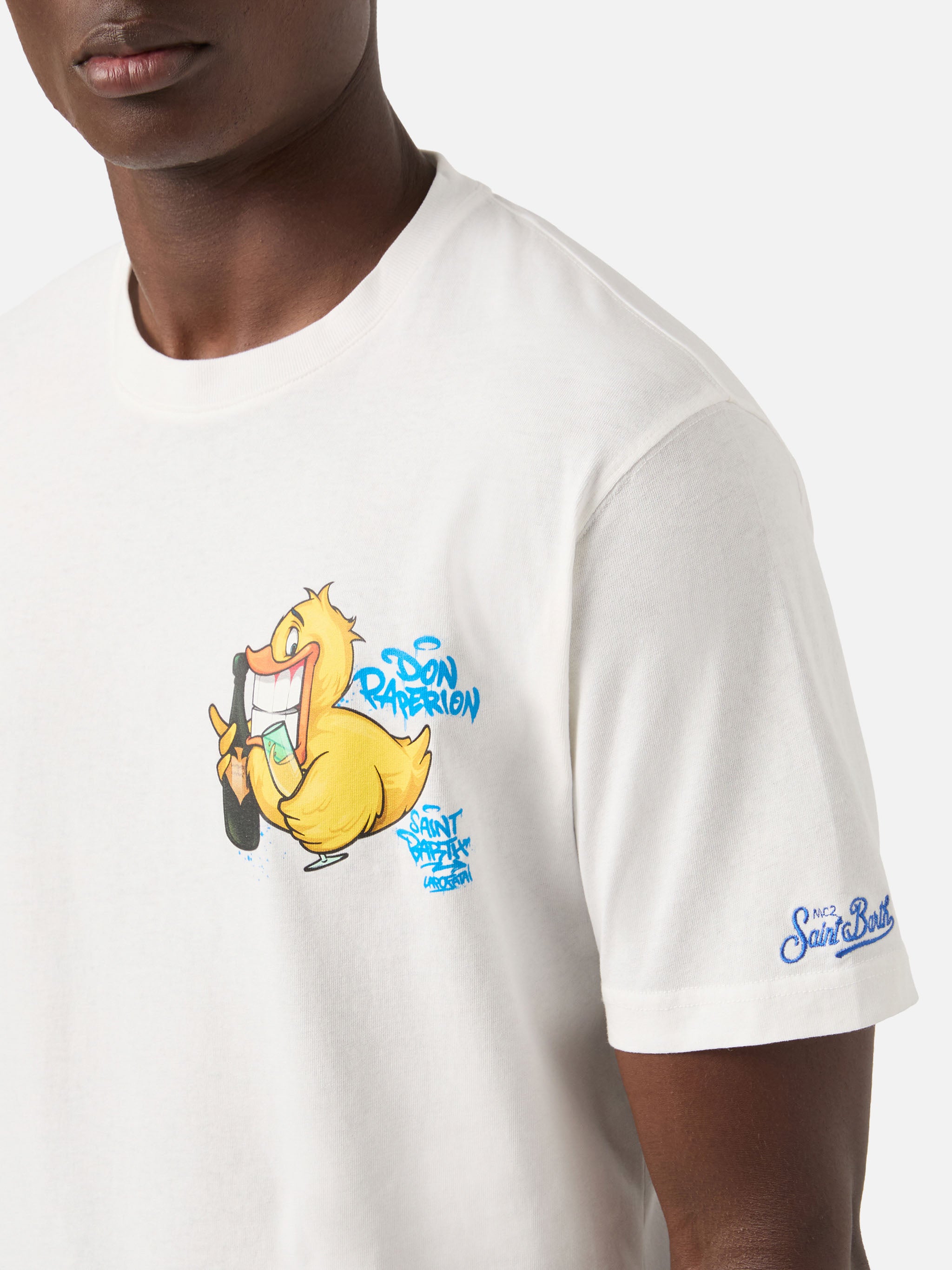 mc2-saint-barth-cryptopuppets-don-paperion-t-shirt-uomo-bianca-special-edition image 3