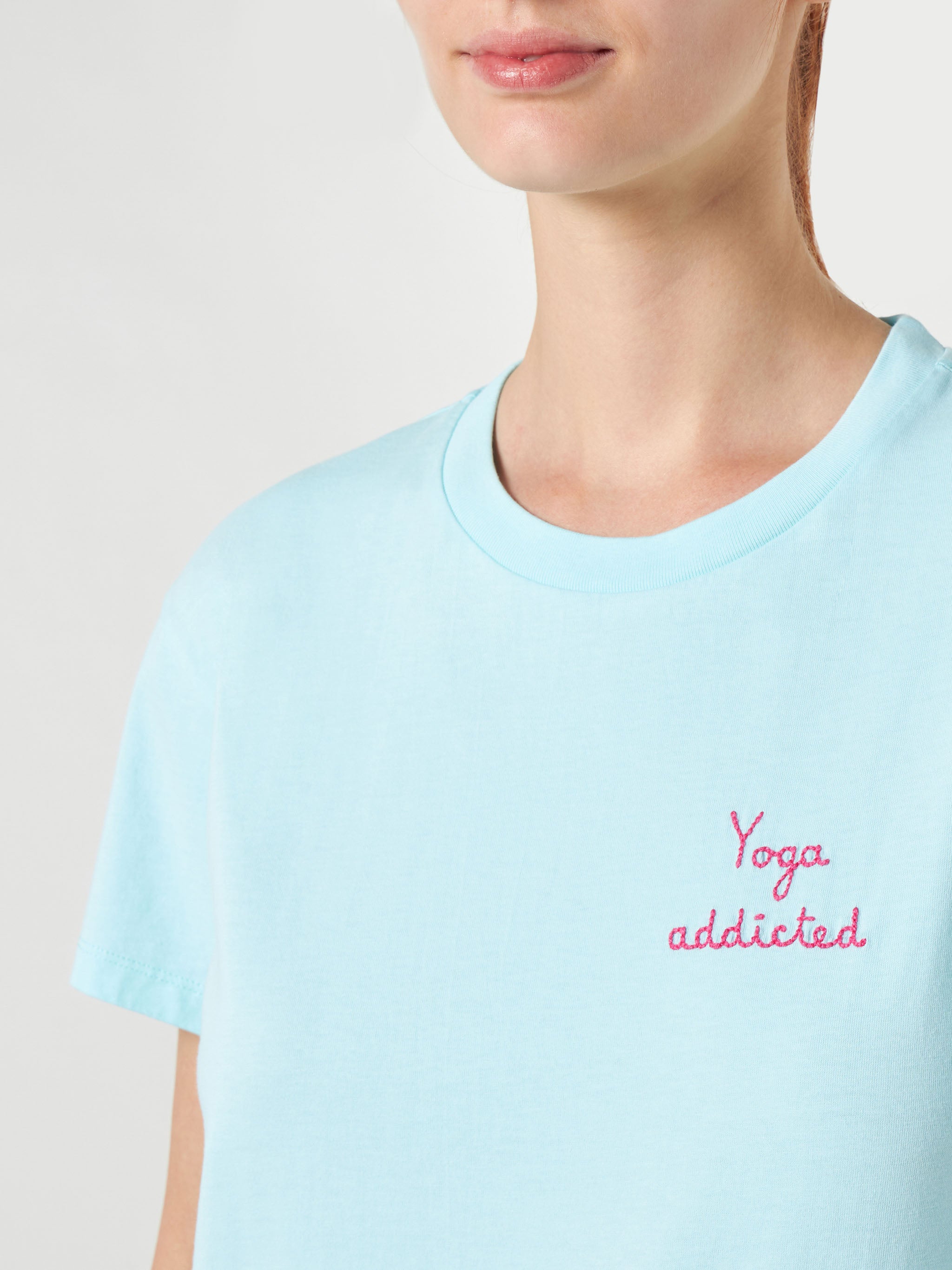 mc2-saint-barth-t-shirt-emilie-donna-in-cotone-verde-acqua-yoga-addicted image 3