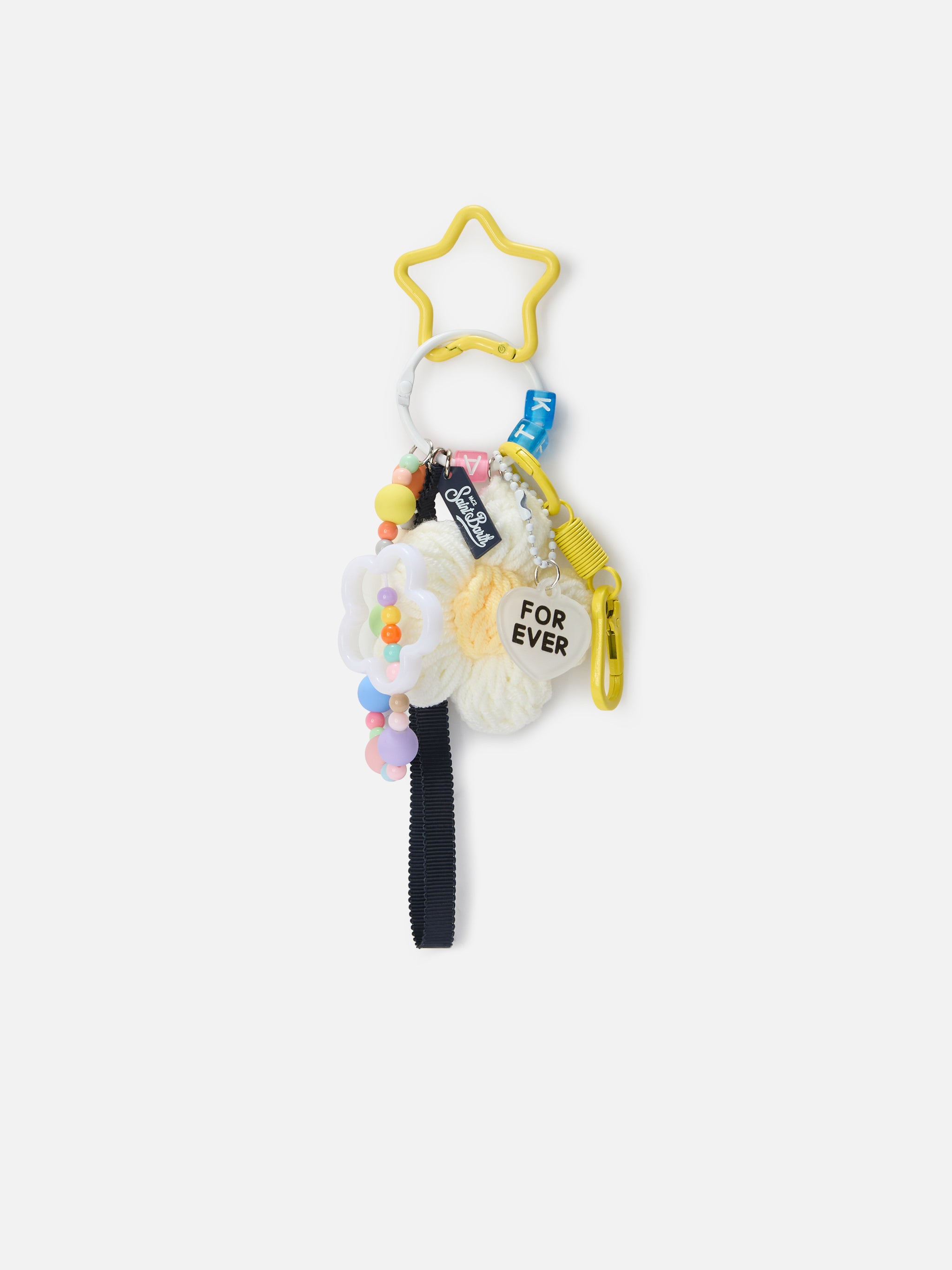 mc2-saint-barth-portachiavi-multi-charm-con-fiore-decorativo image 1