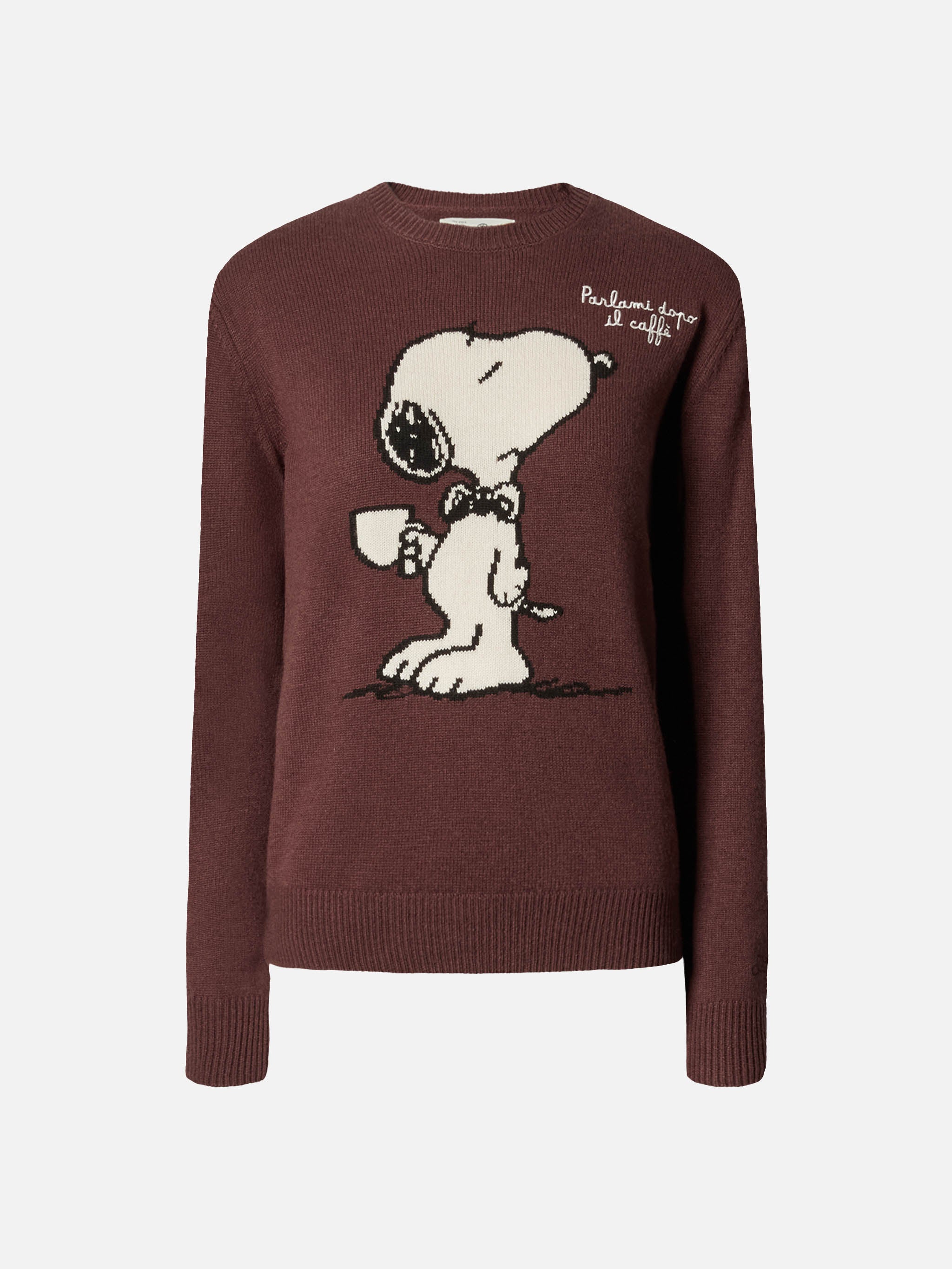 mc2-saint-barth-maglione-new-queen-donna-marrone-snoopy-peanuts-special-edition- image 5