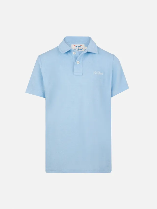mc2-saint-barth-polo-jeremy-jr-in-spugna-azzurro-chiaro-bambino image 1
