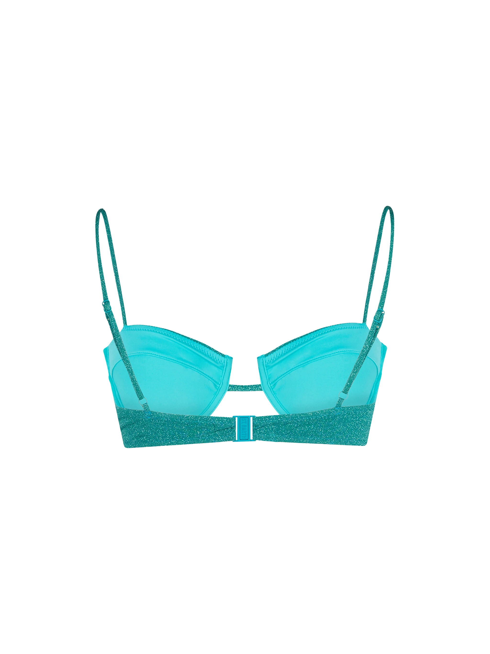 top-a-bralette-mc2-saint-barth-salina-con-ferretto-in-lurex-verde-petrolio image 2