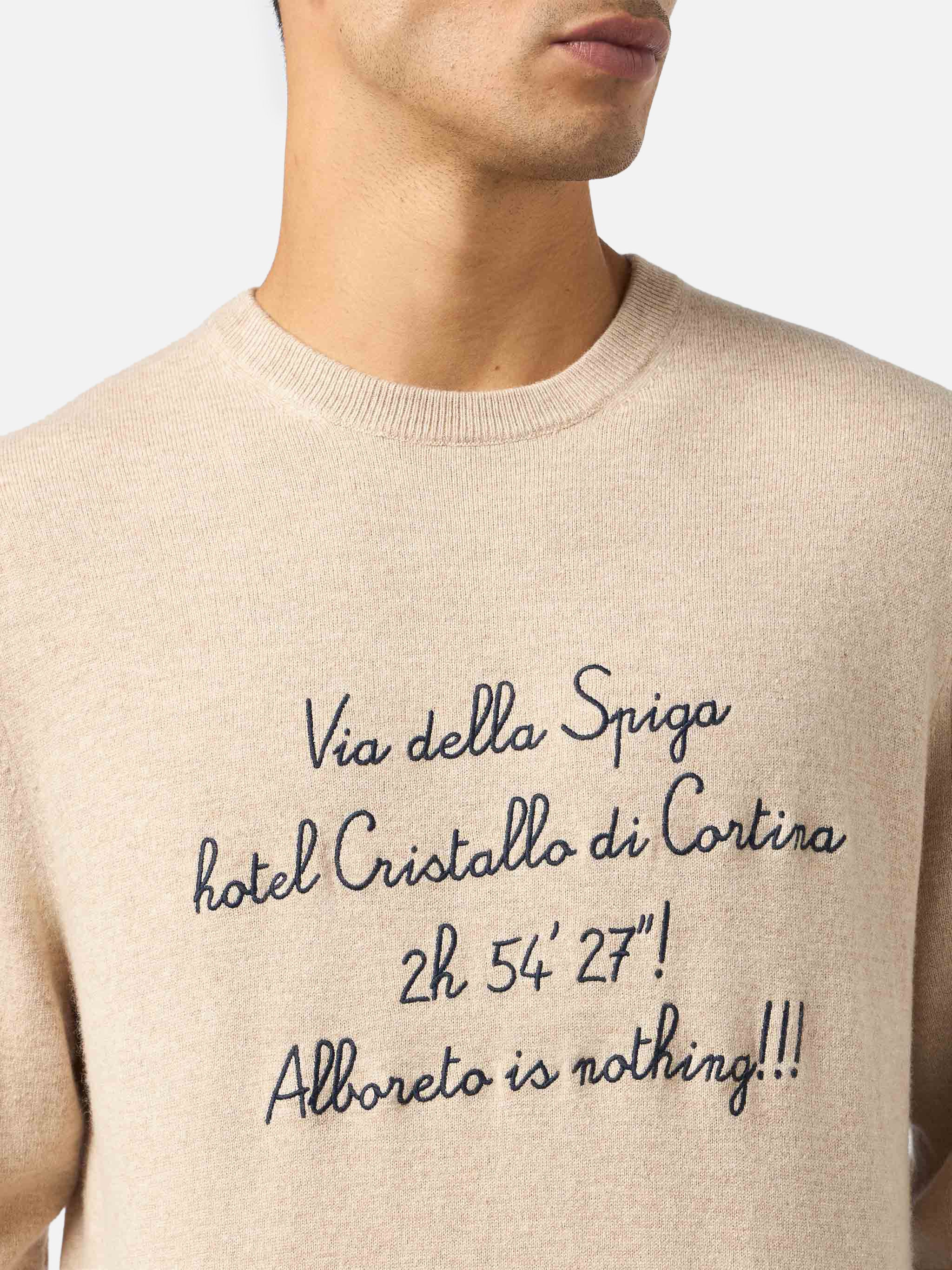 mc2-saint-barth-heron-light-girocollo-uomo-beige-ricamo-via-della-spiga-vacanze- image 2