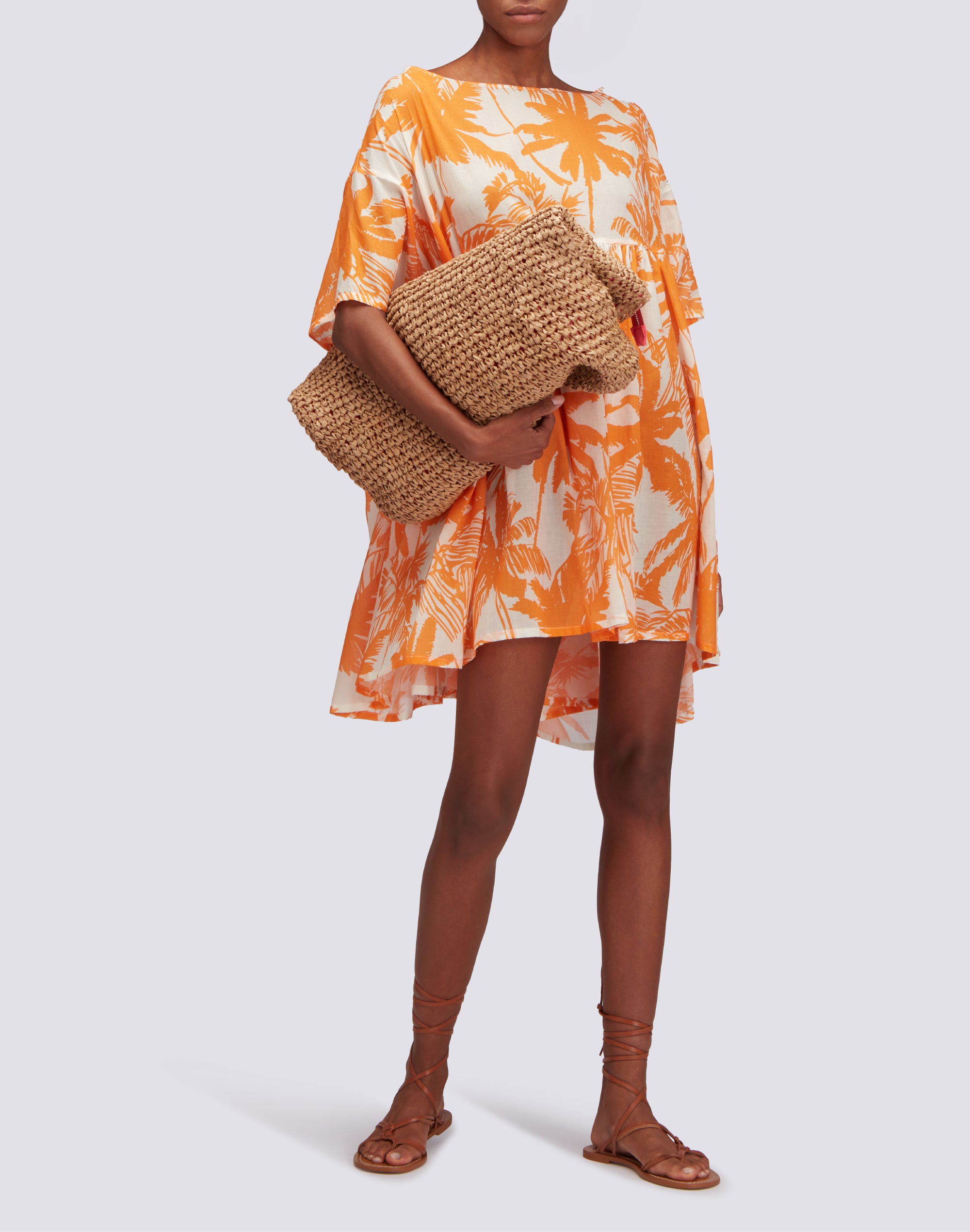 sundek-abito-corto-tropic-savana-abito-donna-in-cotone-voile image 4