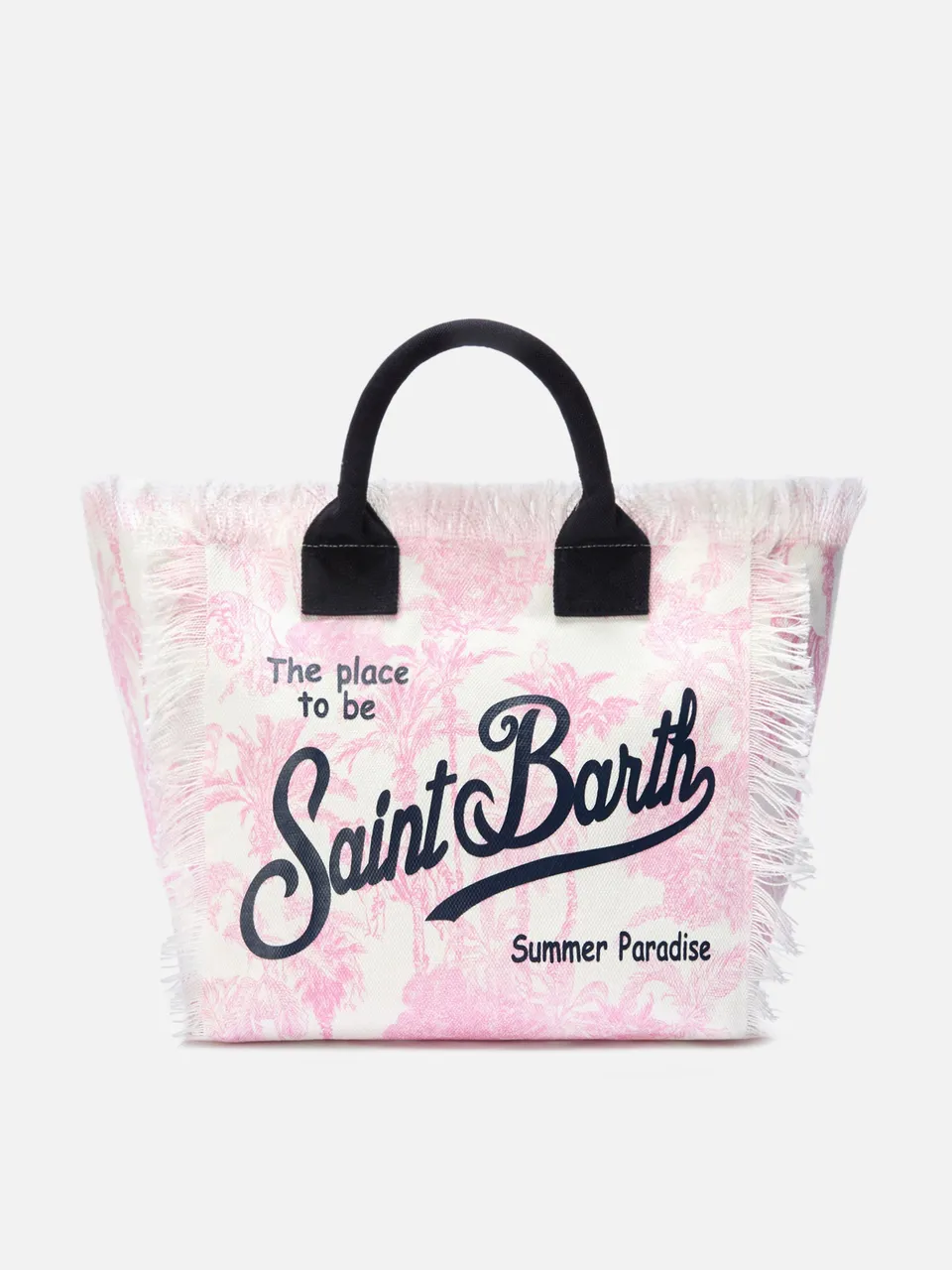 mc2-saint-barth-borsa-vanity-regular-canvas-toile-de-jouy-rosa image 1