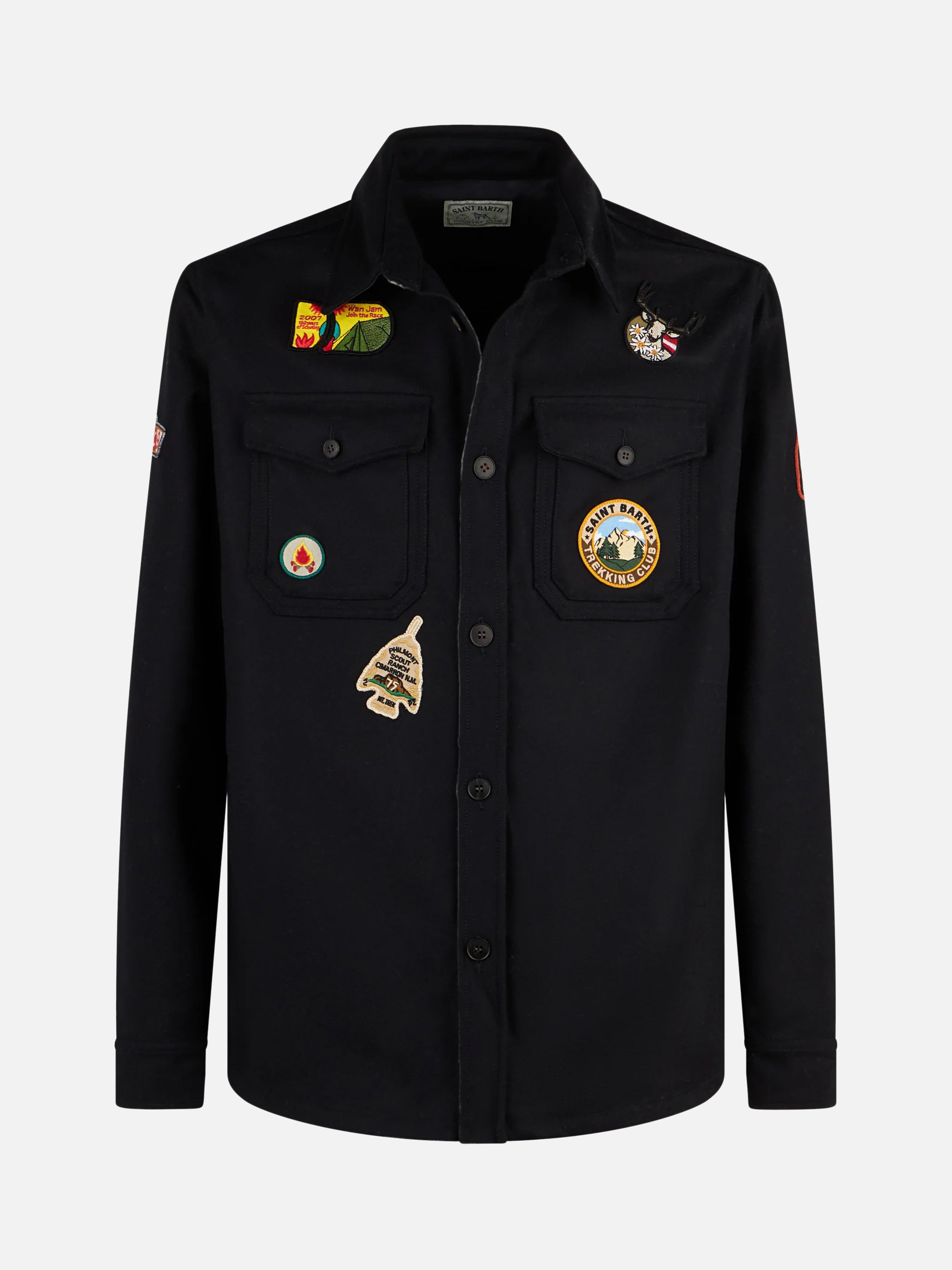mc2-saint-barth-camicia-overshirt-burton-uomo-in-misto-lana-blu-con-patch image 4