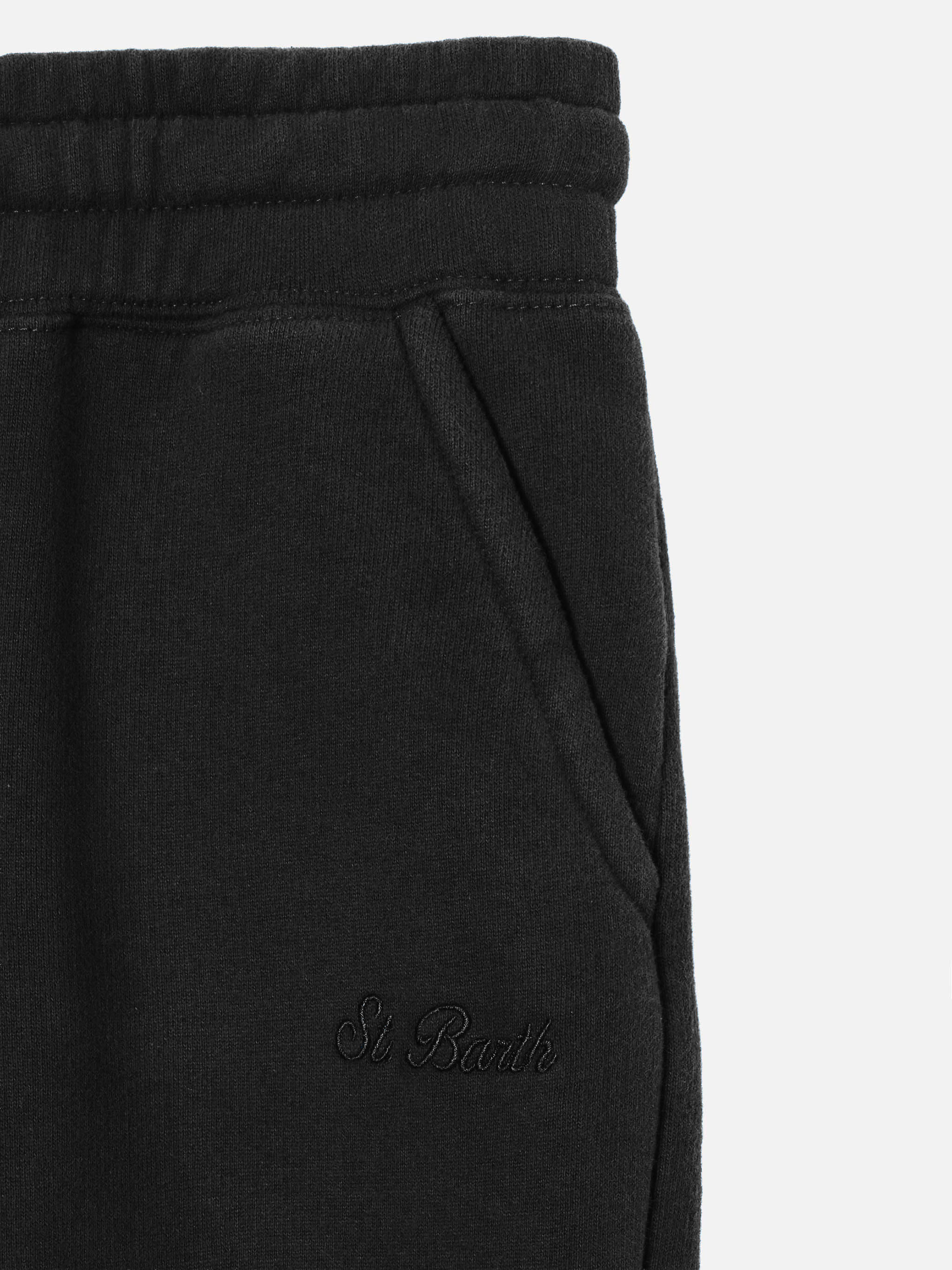 mc2-saint-barth-pantaloni-tuta-bolt-uomo-in-felpa-nera image 3