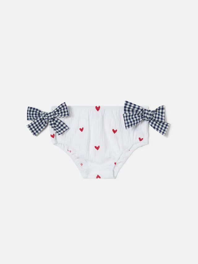 mc2-saint-barth-rainbow-culotte-mare-neonata-seersucker-bianca-cuoricini image 1